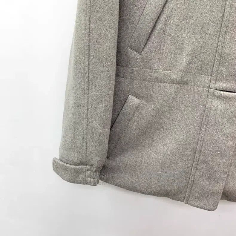 Loro Piana Loro Piana Gray Cashmere Hooded Cotton Jacket with Fur Col Size XXS / US 00 / IT 34 - 4 Thumbnail