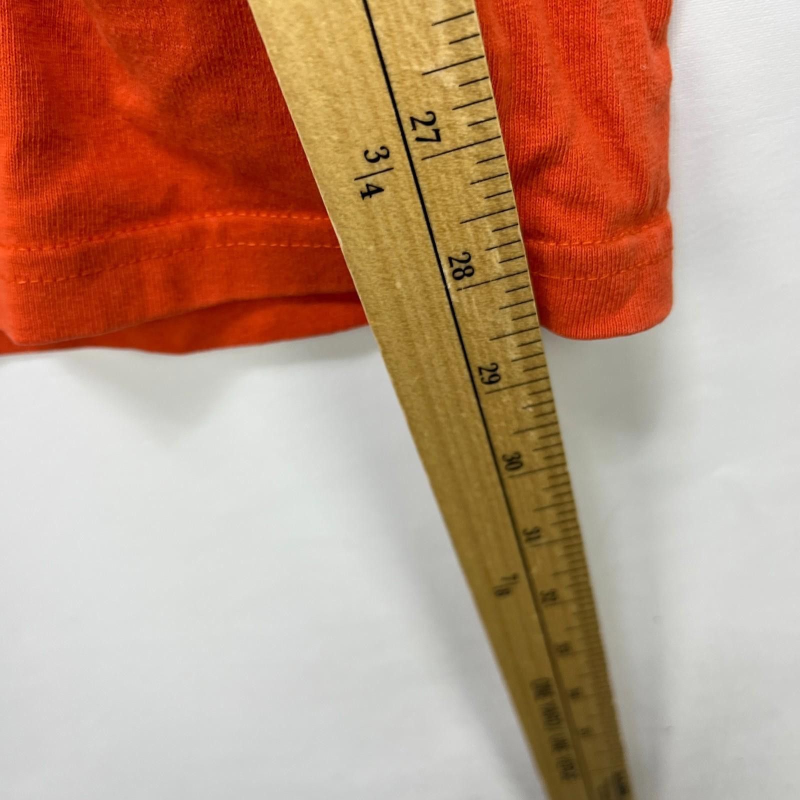 Nike Vintage Nike Swoosh Mini Y2K T-Shirt Orange Large Size US L / EU 52-54 / 3 - 7 Thumbnail