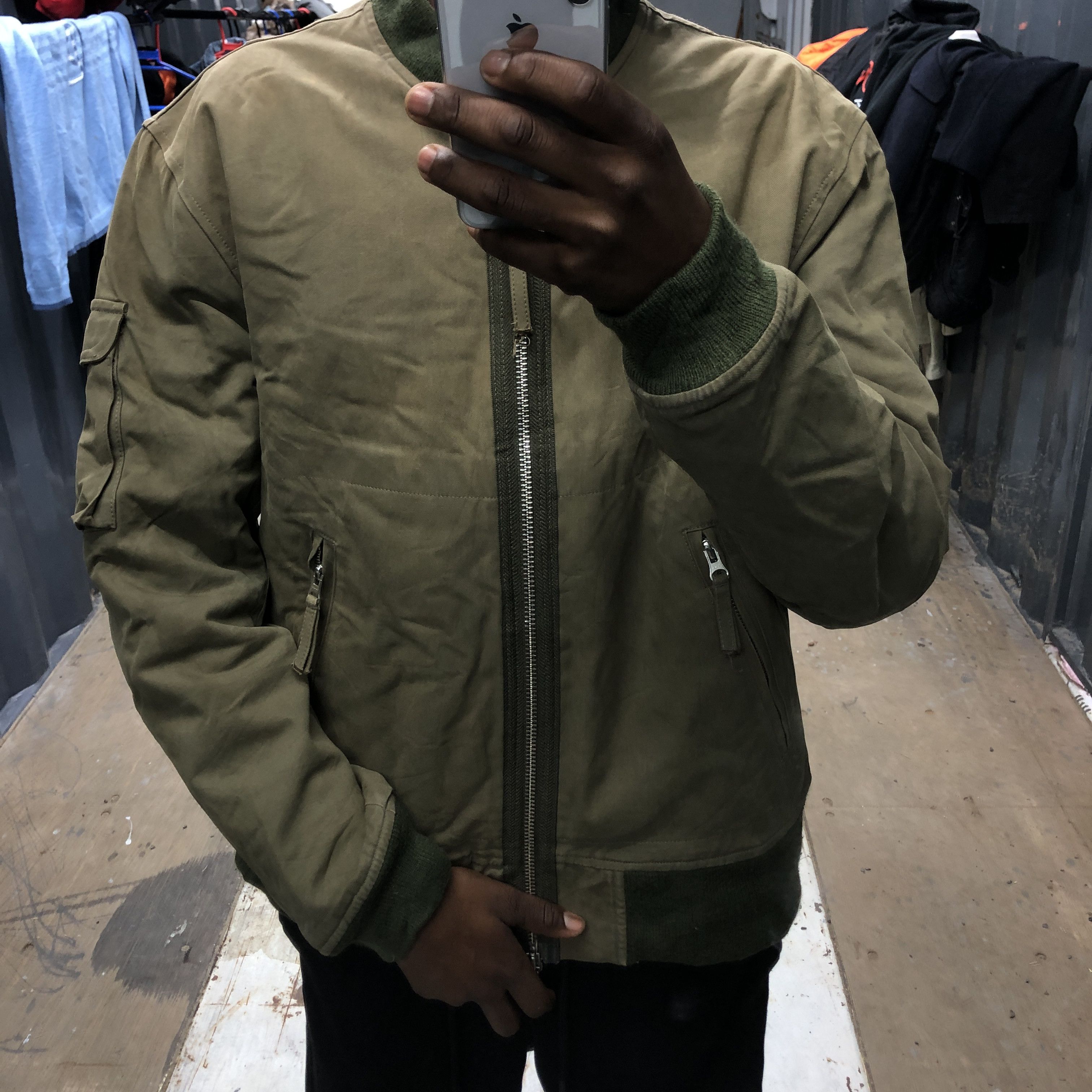 Our Legacy our legacy AW14 fade olive bomber jacket Size US M / EU 48-50 / 2 - 5 Thumbnail