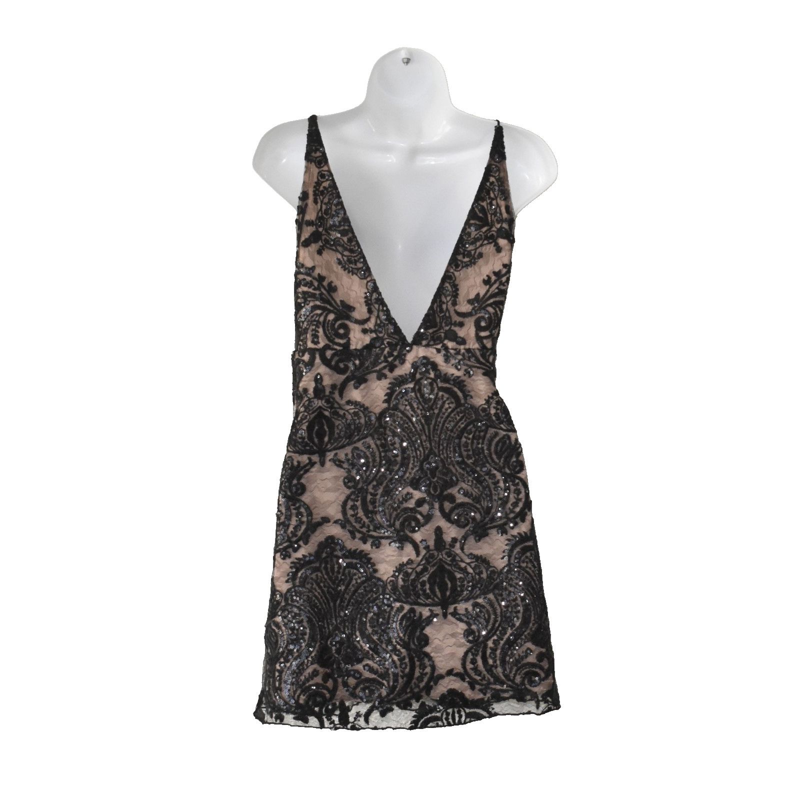 Free People FREE PEOPLE Night Shimmers Cocktail Mini Dress Size 6 Size M / US 6-8 / IT 42-44 - 4 Thumbnail