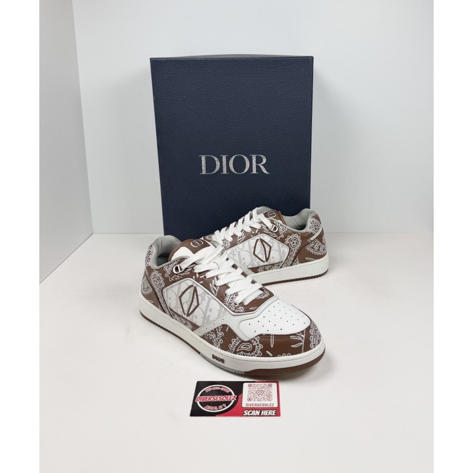 Dior Size 41EU/8US - Dior B27 Paisley Brown Oblique Size US 8 / EU 41 - 1 Thumbnail