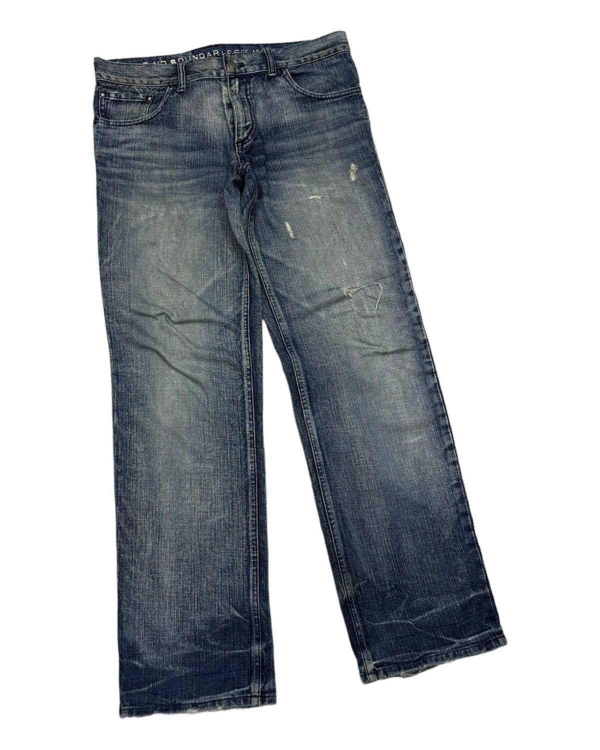Hysteric Glamour 🇯🇵 HMBM JAPAN DISTRESSED DENIM JEANS Size US 33 - 6 Thumbnail