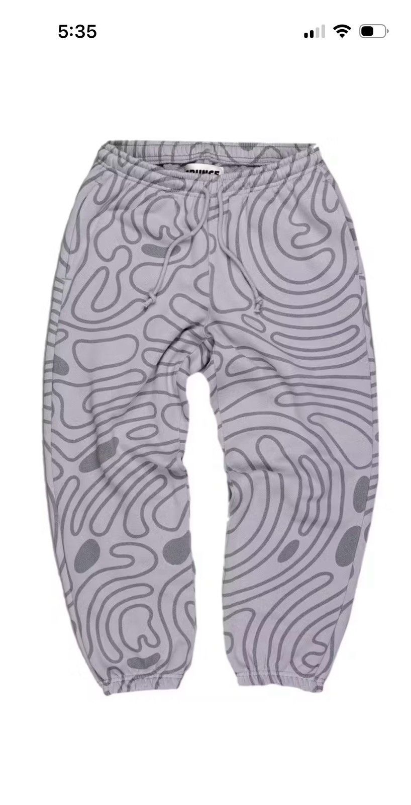 Salehe Bembury Salehe Bembury Spunge Creek Sweatpants Concrete Size US 36 / EU 52 - 1 Thumbnail