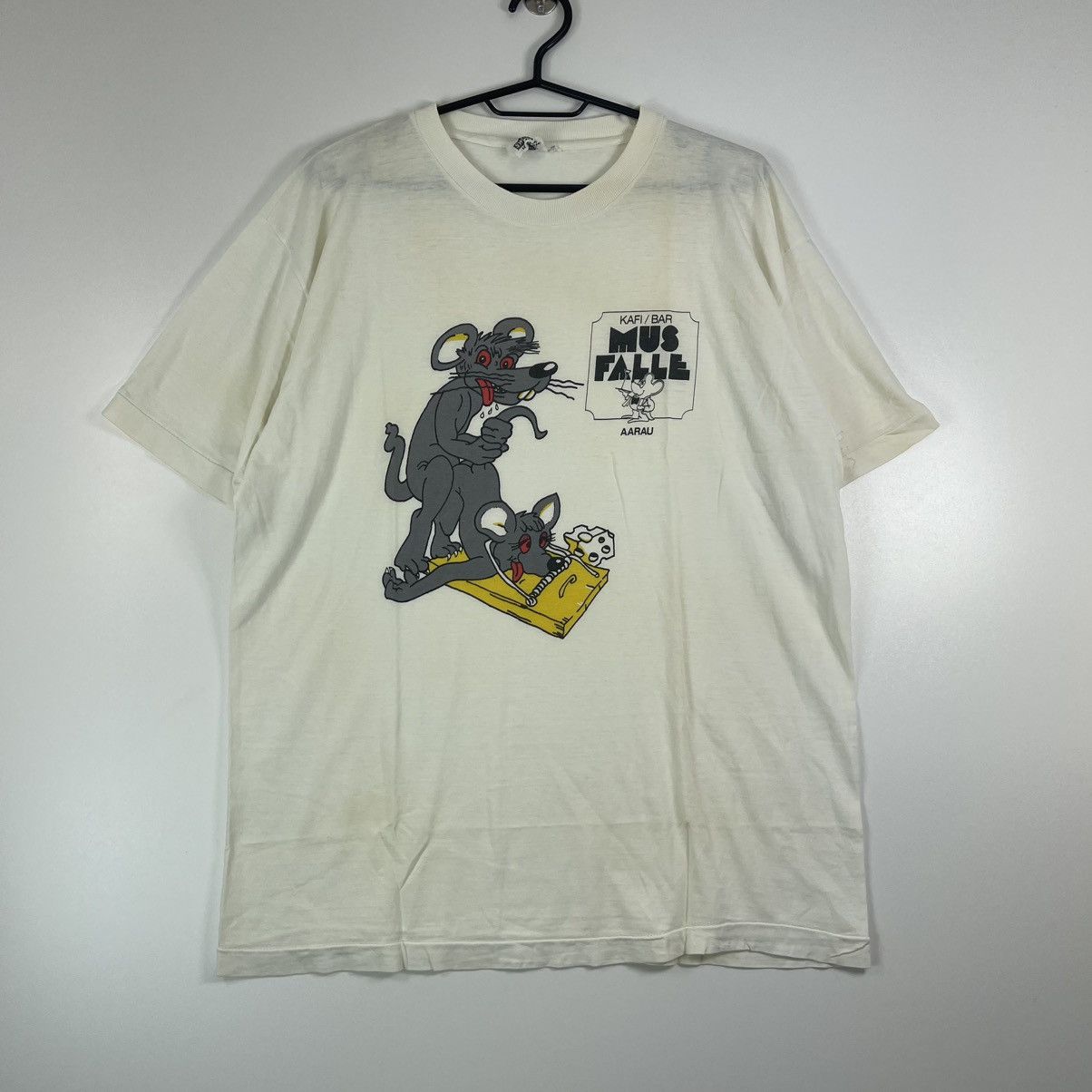 Vintage Porn vintage humor t shirt rat sex Funny tee Graphic 90’s Size US XL / EU 56 / 4 - 2 Thumbnail