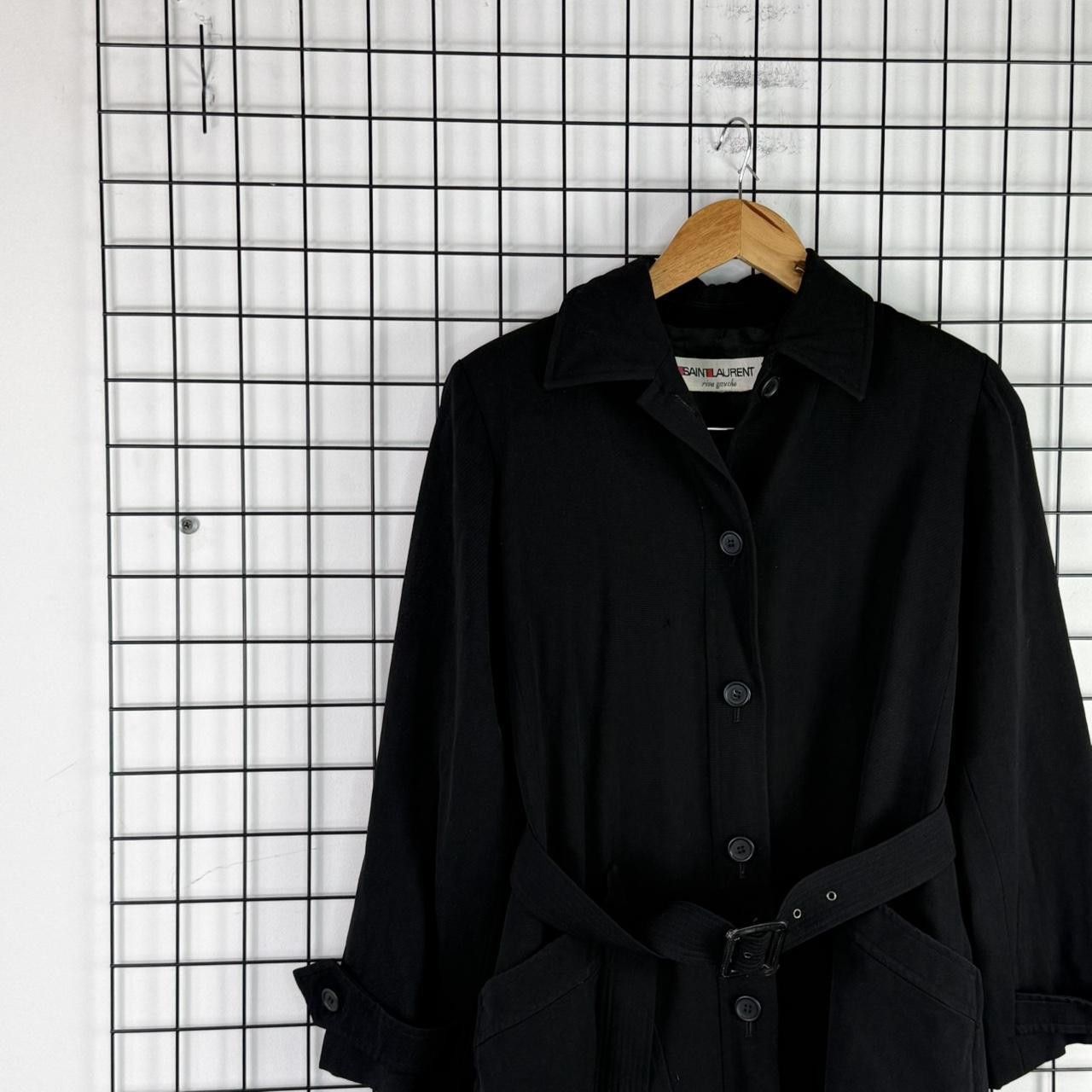 Saint Laurent Paris Saint Laurent Rive Gauche Wool Coat Womans Vintage 90s Size M / US 6-8 / IT 42-44 - 4 Thumbnail