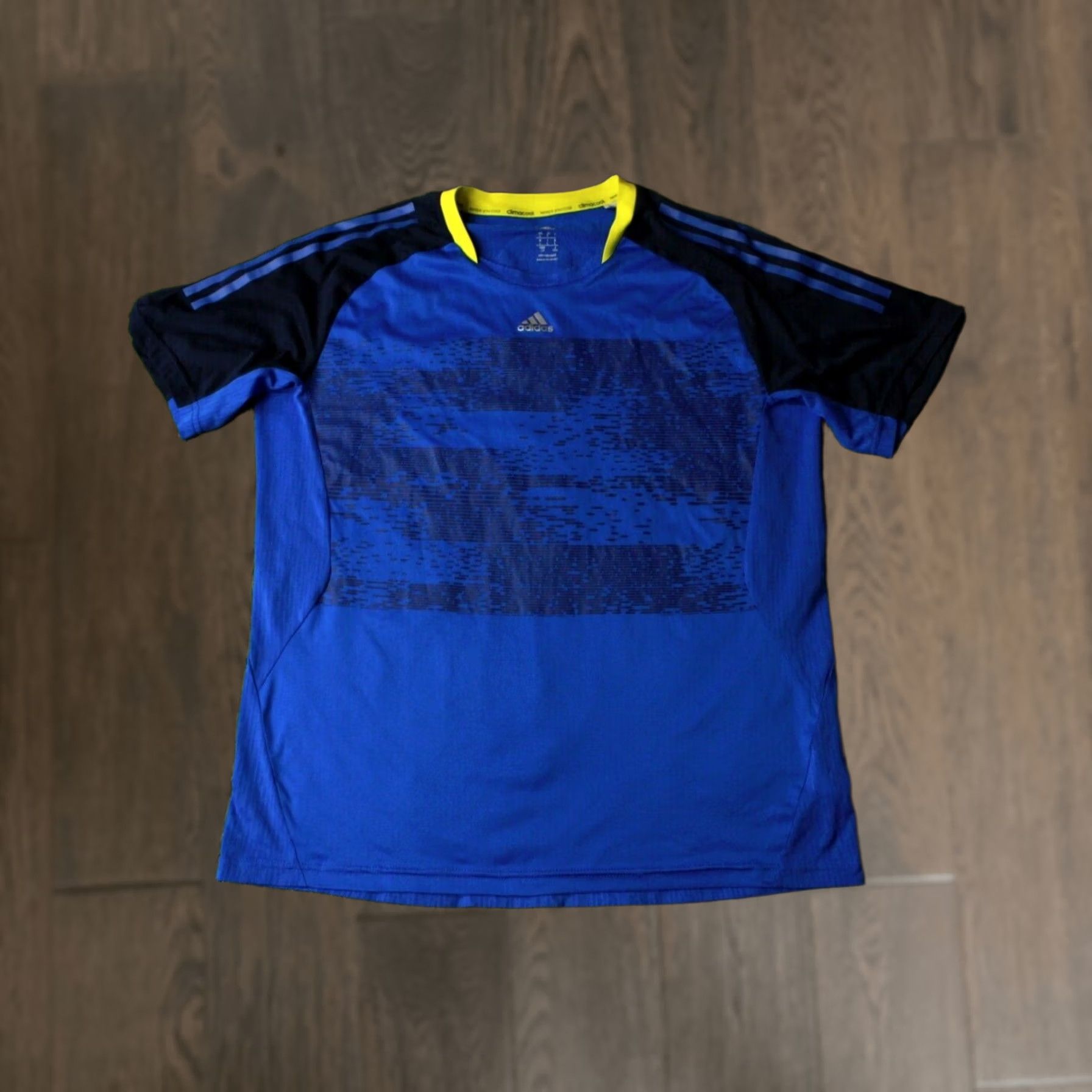 Adidas ADIDAS PERFORMANCE climacool ORIGINAL 2012 FOOTBALL SHIRT JERSEY SIZE L Shirt Men Blue and Yellow 2012 Adidas Climacool Football Shirt Size US L / EU 52-54 / 3 - 1 Thumbnail