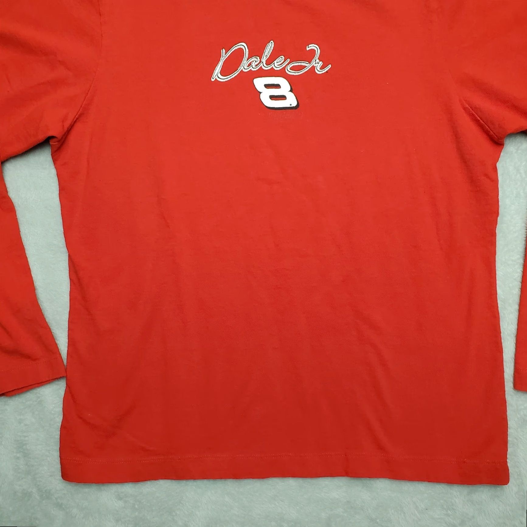 Chase Authentics VINTAGE NASCAR Shirt Women L Red Long Sleeve Dale Jr. No. 8 Casual TEE Chase Authentics Size L / US 10 / IT 46 - 3 Thumbnail