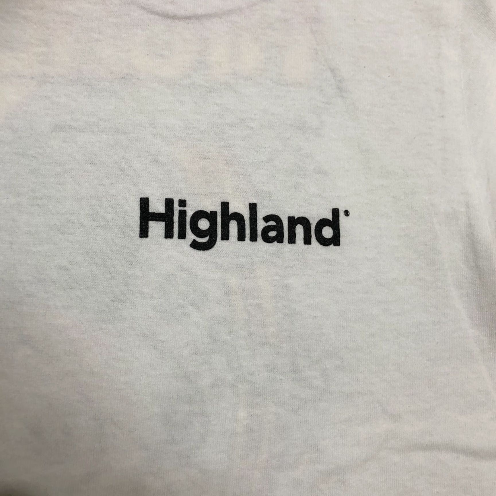 Vintage Joe Tamponi Highland Men's Long Sleeve T-Shirt Alstyle Cotton Crew Neck Logo White S Size US S / EU 44-46 / 1 - 2 Thumbnail