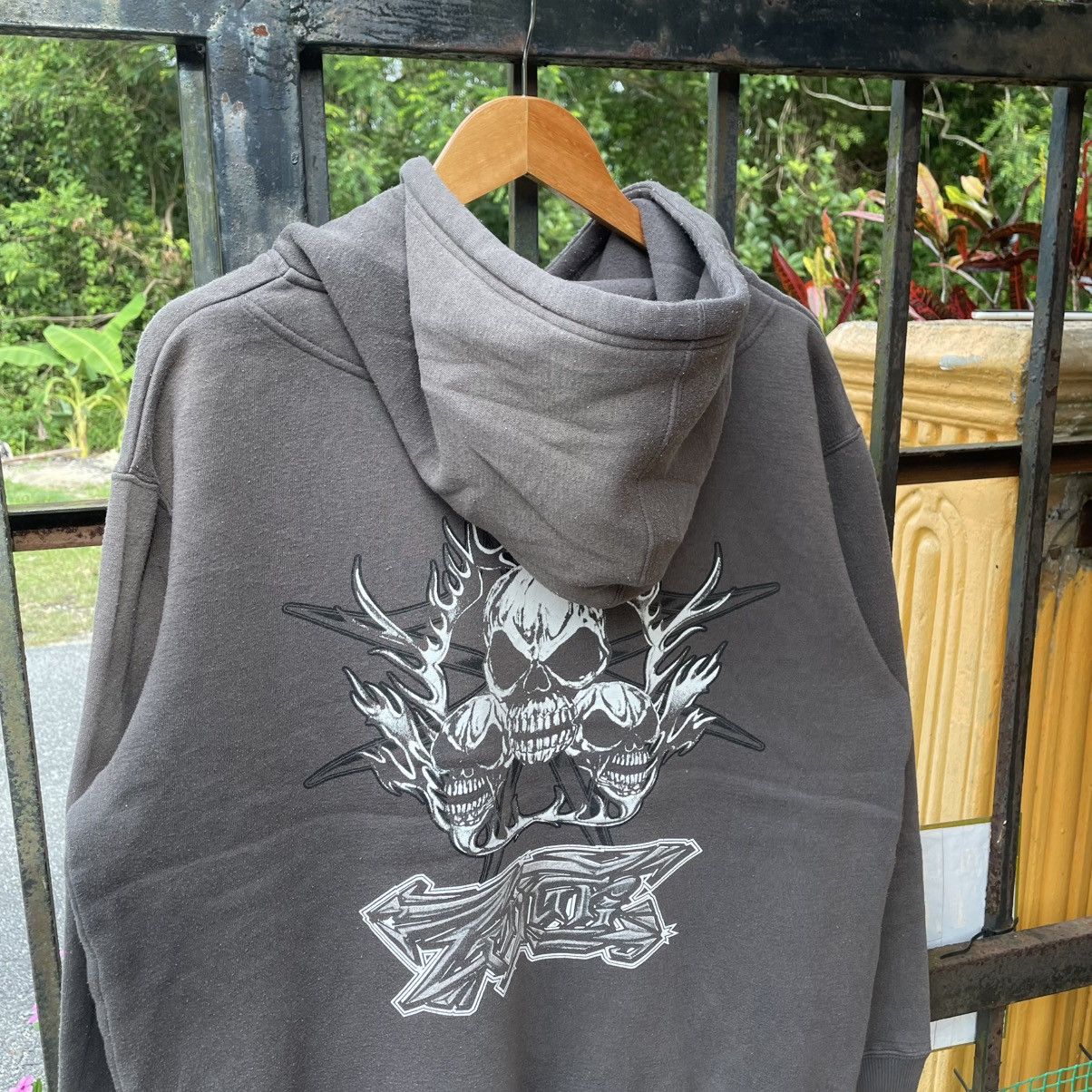 Welcome Skateboards 🔥Vintage Grigri Skateboard Big Skull Logo Pullover Hoodie Size US L / EU 52-54 / 3 - 2 Thumbnail