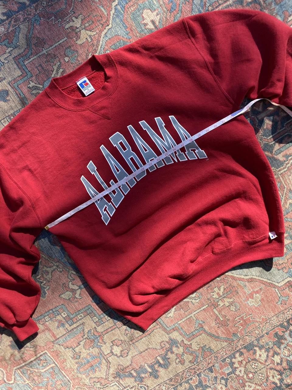 Russell Athletic Vintage 90s Red Russell Athletics Alabama Sweater XL Size US XL / EU 56 / 4 - 1 Thumbnail