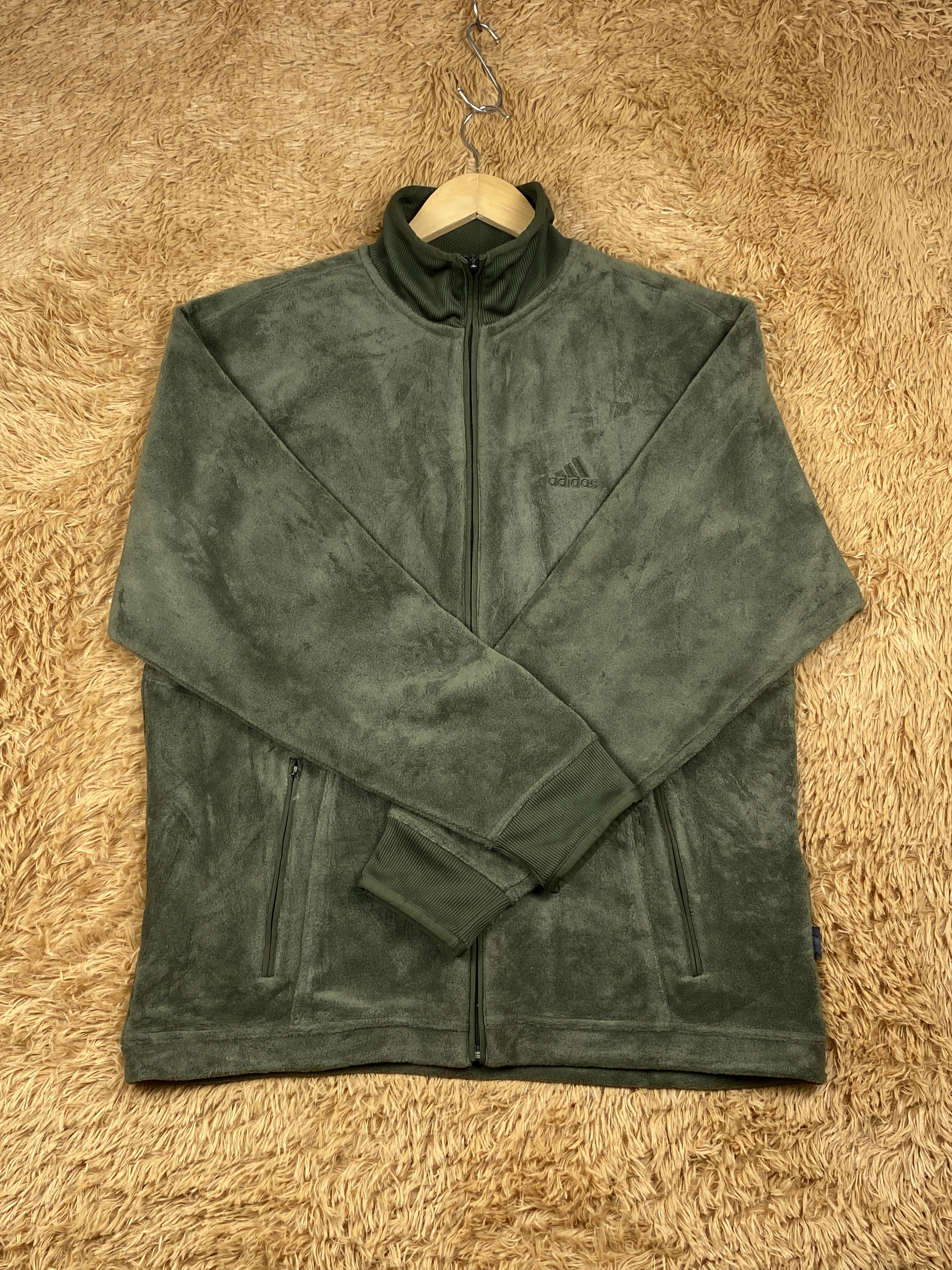 Adidas Vintage Adidas Sportwear Fleece Zip Up Jacket J1664 Size US M / EU 48-50 / 2 - 3 Thumbnail