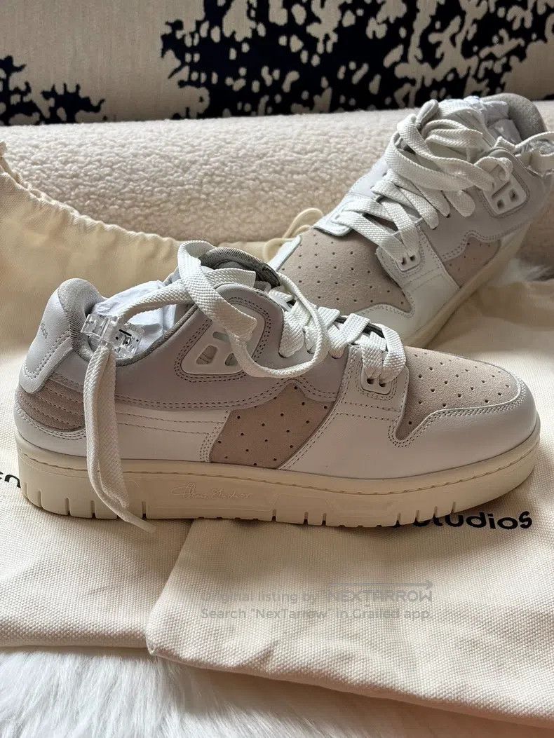 Acne Studios Acne Studios Off-white sneakers Size US 5.5 / IT 35.5 - 4 Thumbnail