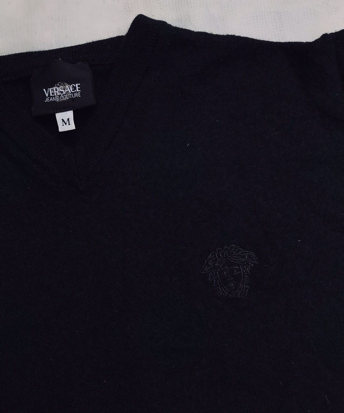 Versace Versace Jeans Couture Sweater Wool Medusa Logo Pullover Size M / US 6-8 / IT 42-44 - 3 Thumbnail