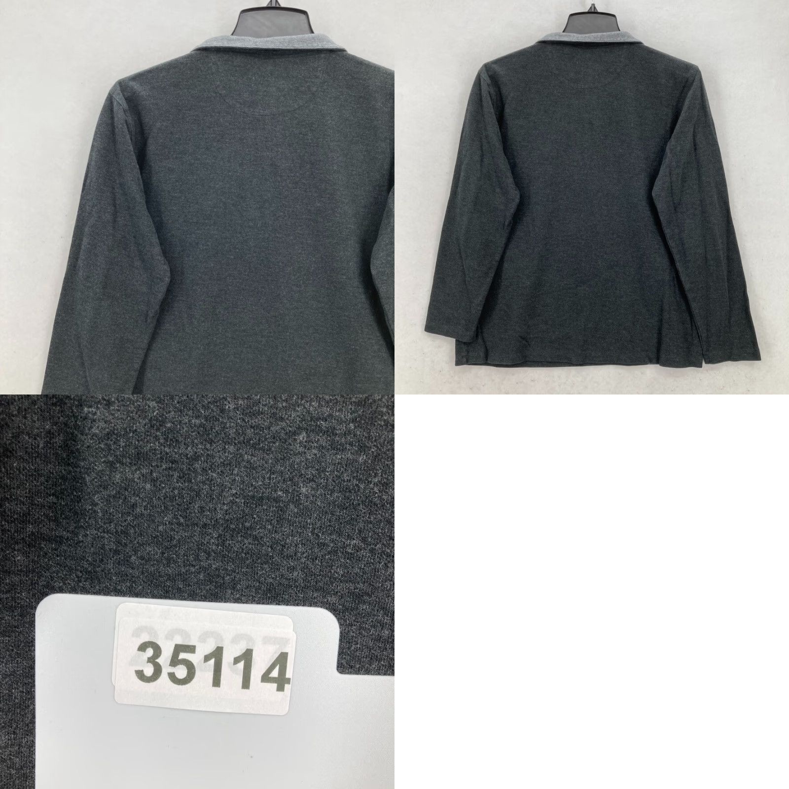 Mizzen+Main Mizzen + Main Wooster Quarter Zip Sweatshirt Mens Medium Dark Gray Preppy Golf Regular Size Zip Pullover 1/4 Zip Classic Comfort Trendy Sportswear Size US M / EU 48-50 / 2 - 9 Thumbnail