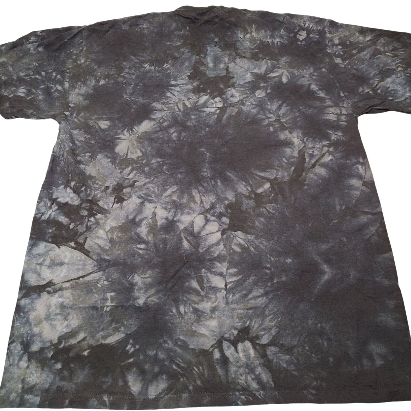 Delta VINTAGE Back To Earth Shirt American Eagle Motorcycle Nature Tie Dye Size M Black Logo Graphic Print Mens Motorcycle Tie Dye 90s Size US M / EU 48-50 / 2 - 4 Thumbnail