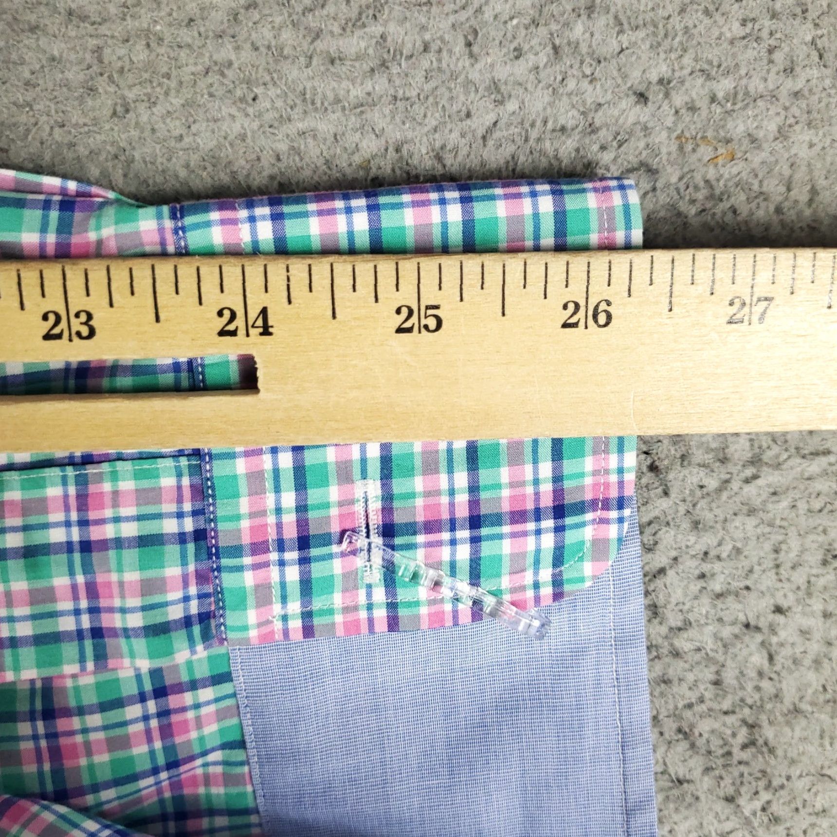 Ralph Lauren Ralph Lauren Shirt Mens 3XB Blue Pink Plaid Stretch Pony Button Up Long Sleeve Button-Up Size US XXL / EU 58 / 5 - 7 Thumbnail