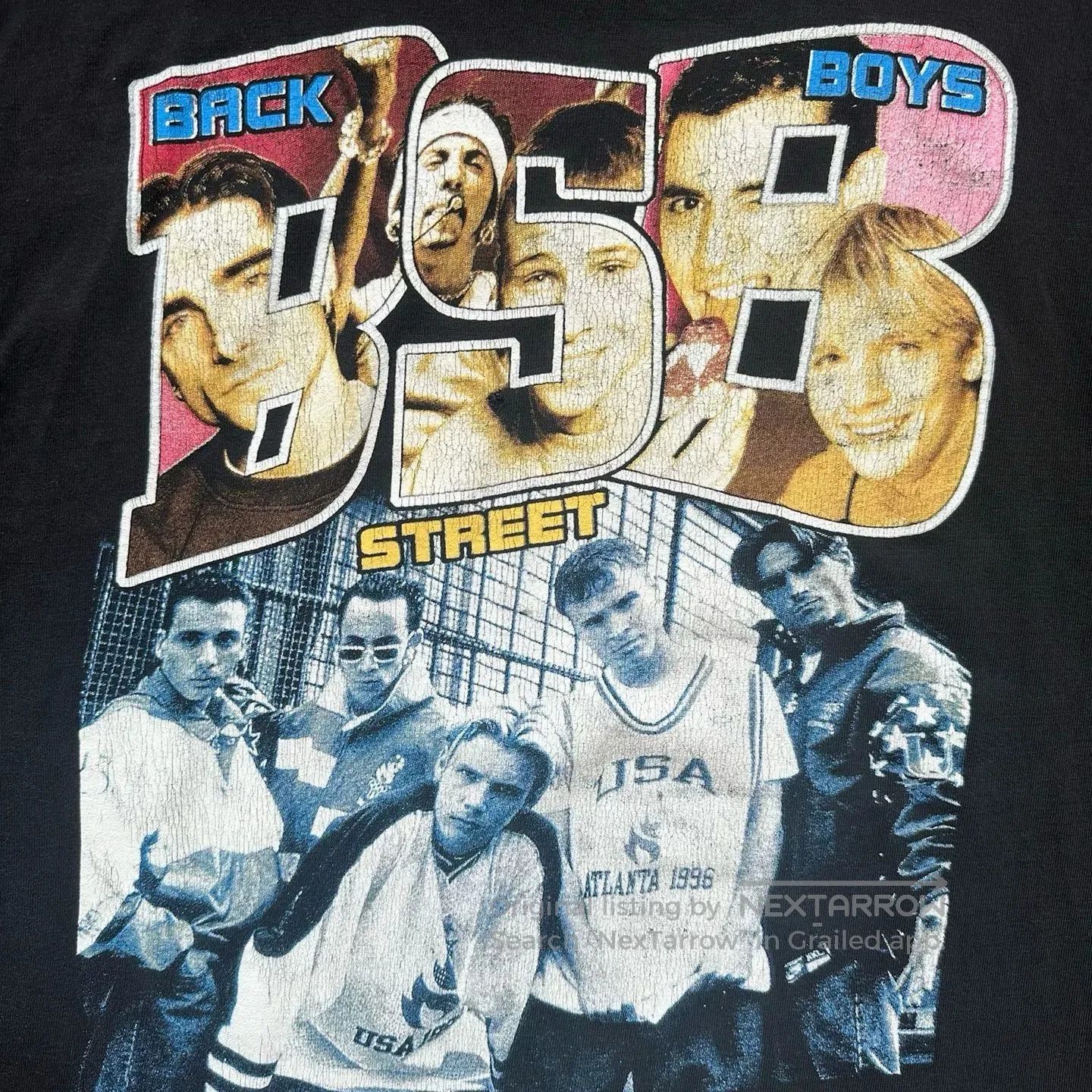 Vintage Vintage 90s Back Street Boys Tee. Size US L / EU 52-54 / 3 - 4 Thumbnail