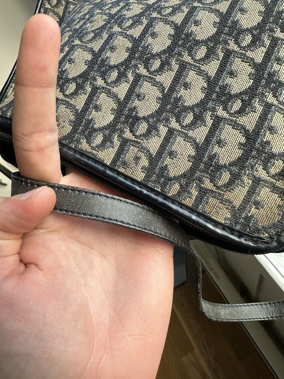 Christian Dior crossbody bag monogram vintage 70s