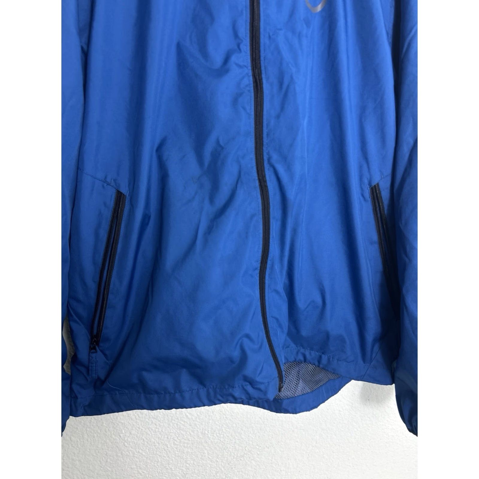 Vintage Volvo Windbreaker Jacket Mens 2XL Blue Full Zip Polyester Size US XXL / EU 58 / 5 - 5 Thumbnail