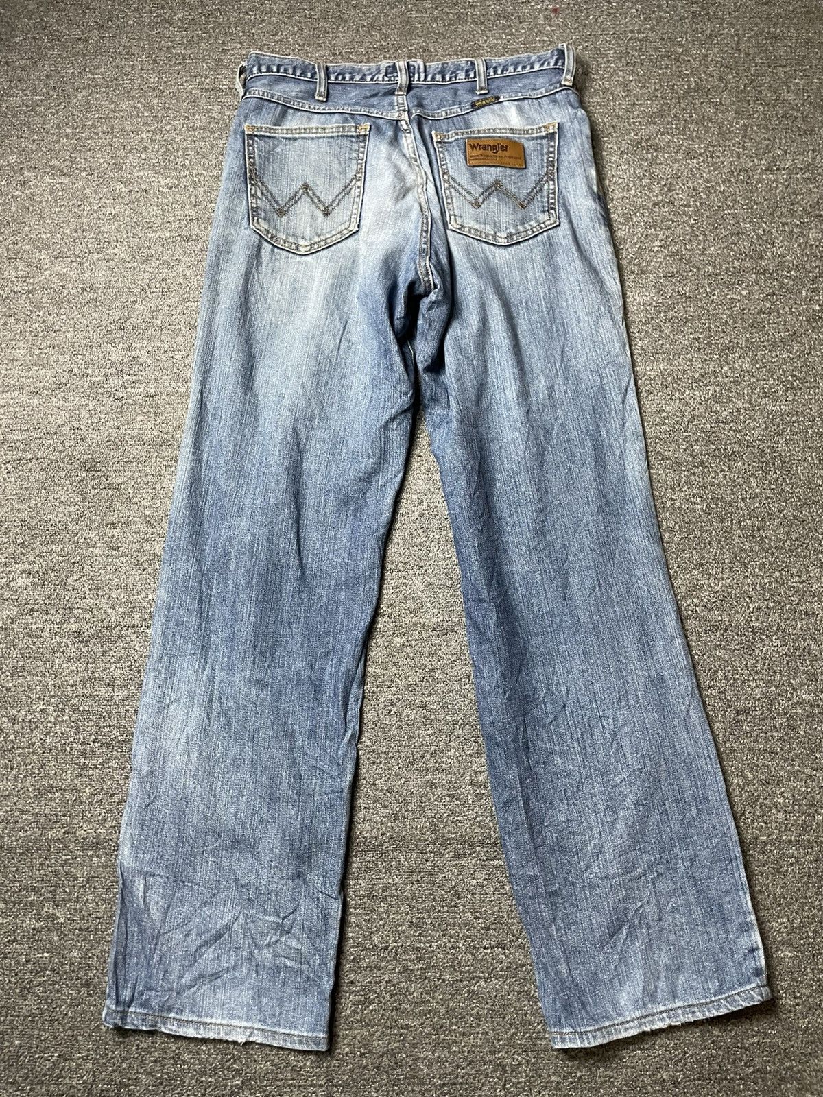 Vintage × Wrangler WRANGLER Casual Straight Cut Jeans (92) Size US 30 / EU 46 - 11 Thumbnail