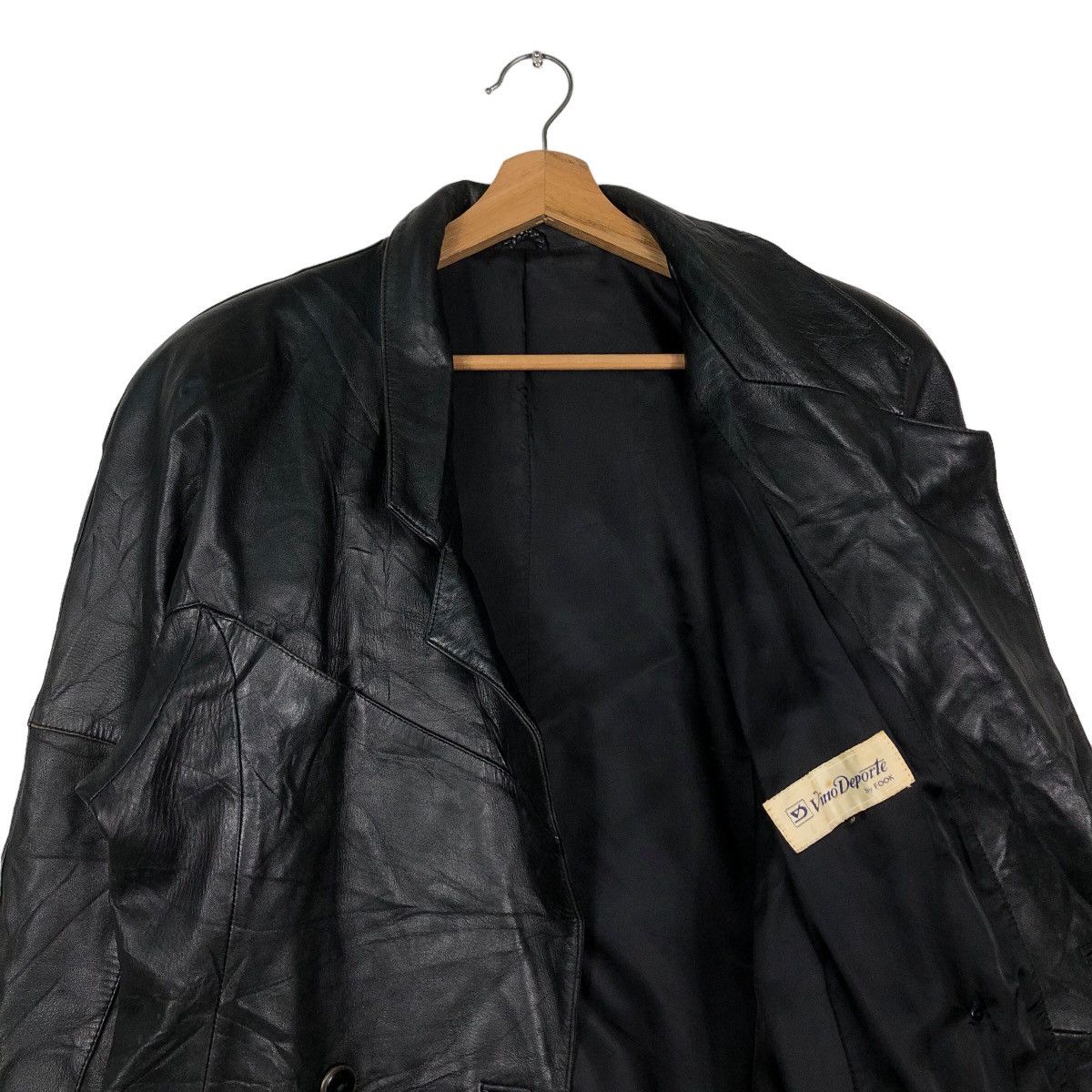 Japanese Brand 🔥Vintage Biker Leather Jacket Vino Deporte Issey Miyake Size US M / EU 48-50 / 2 - 11 Thumbnail