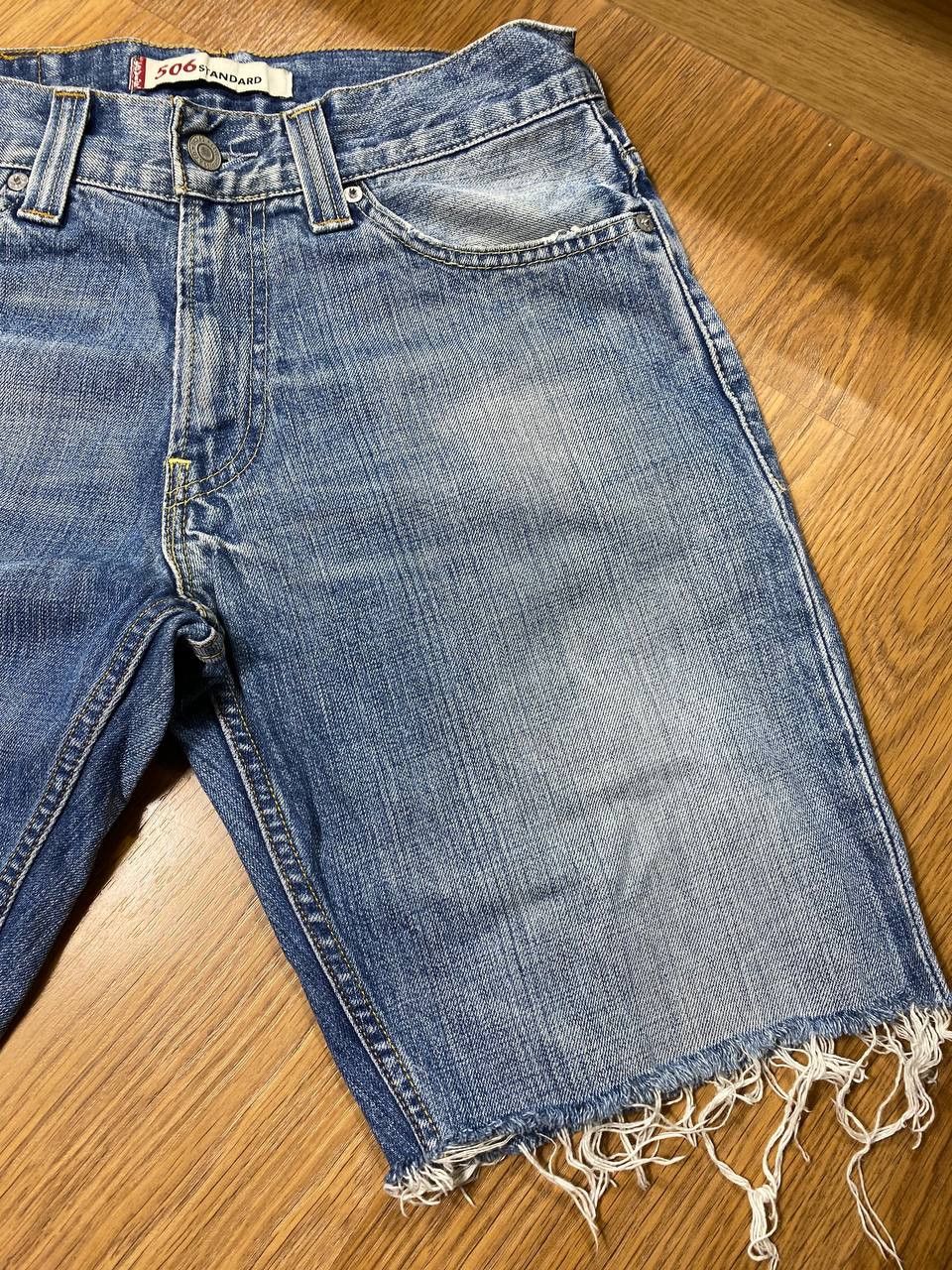 Japanese Brand × Levi's Gothicana Y2K Bondage Gothic Multipocket Cargo Shorts Size US 31 - 9 Thumbnail