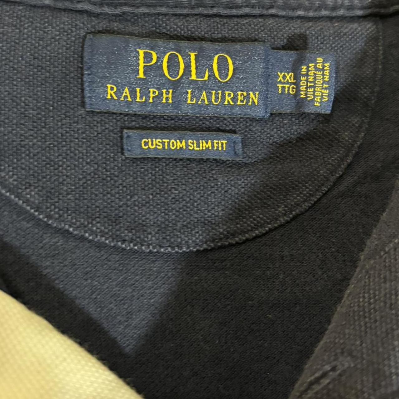 Polo Ralph Lauren Y2K Chief Keef POLO Shirt SPAIN Navy Polo Ralph Lauren 2000s Size US XXL / EU 58 / 5 - 3 Thumbnail