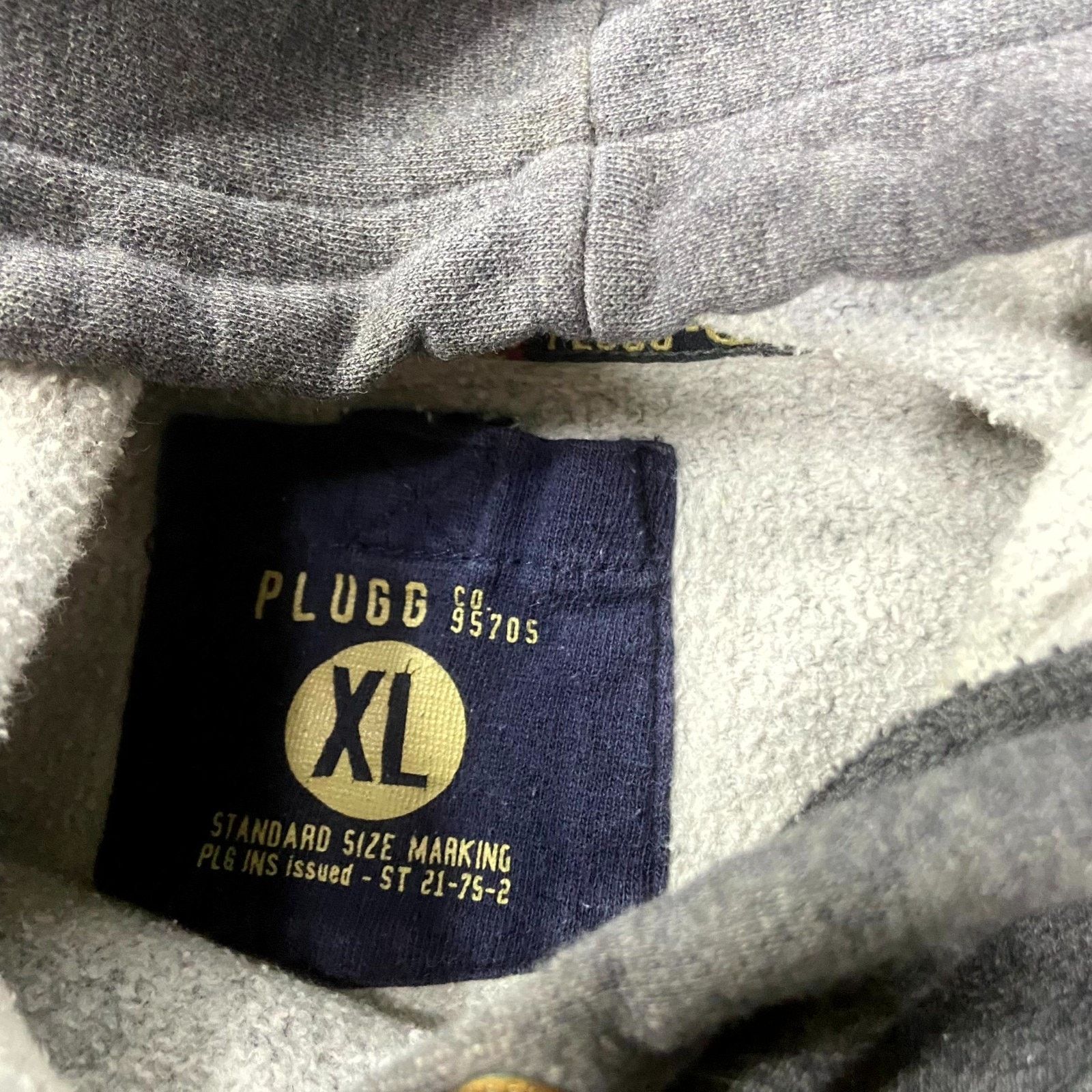 & Other Stories Y2K Plugg Vintage Skater Surf Hoodie XL Gray Scotty Frees Size US L / EU 52-54 / 3 - 3 Thumbnail