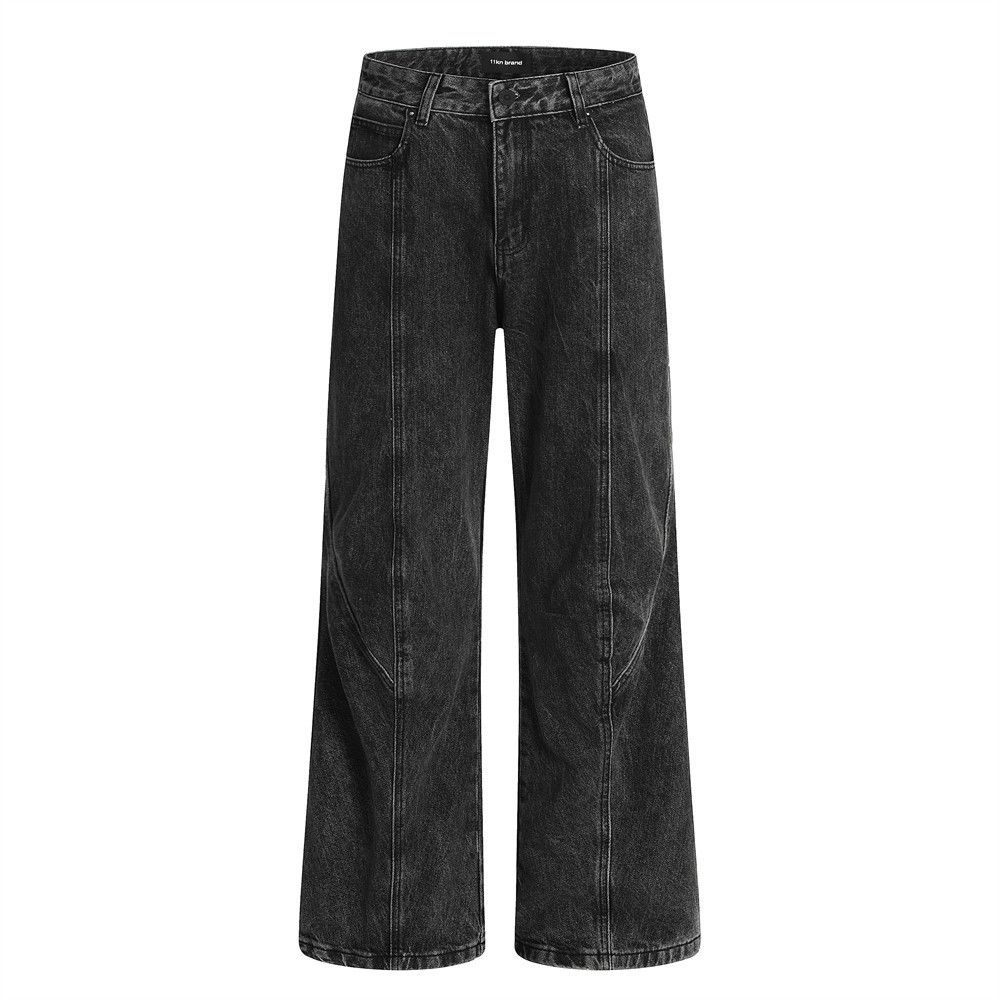 Japanese Brand × Jean Retro punk street trend loose casual washed distressed jeans Size US 32 / EU 48 - 1 Thumbnail
