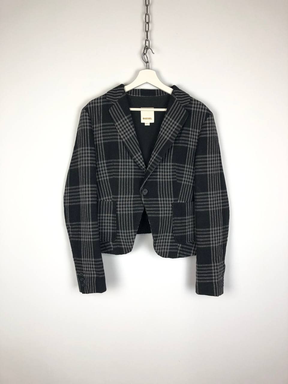 Diesel Diesel Check Blazer Jacket size L Size L / US 10 / IT 46 - 1 Thumbnail