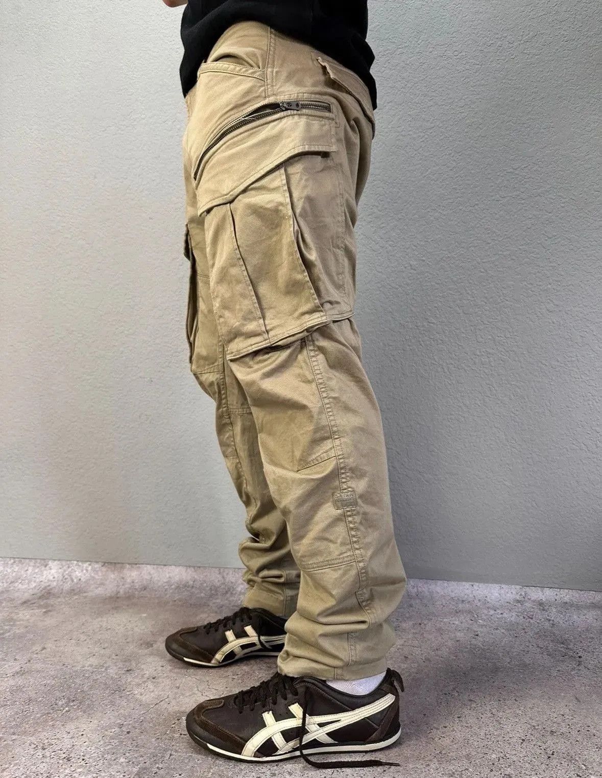 G-Star Archival Avant-Garde Brown Casual Pants Size US 31 - 3 Thumbnail