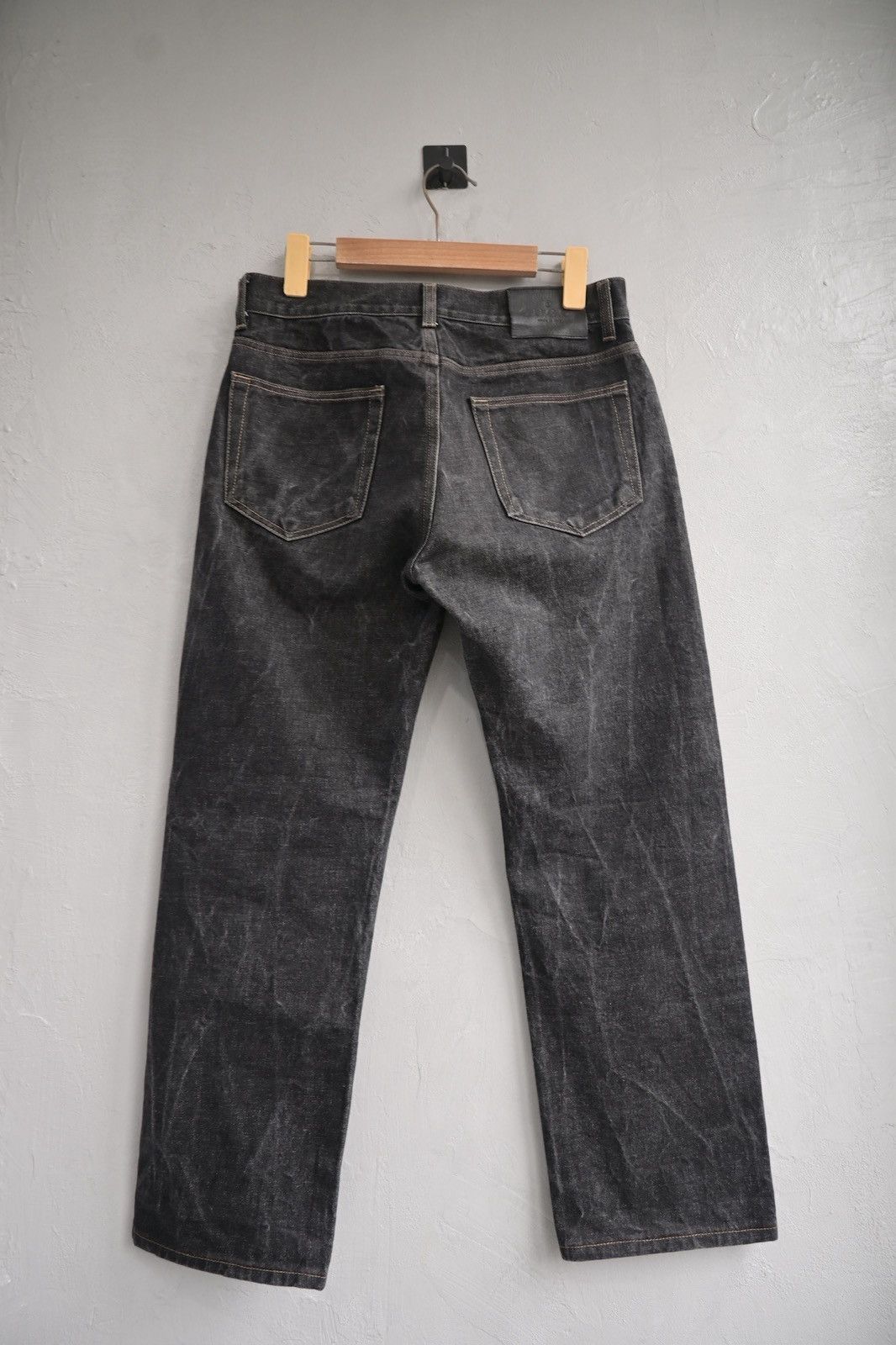 Gucci Gucci by Tom Ford 1999 wide-leg selvedge faded denim pant Size US 30 / EU 46 - 11 Thumbnail