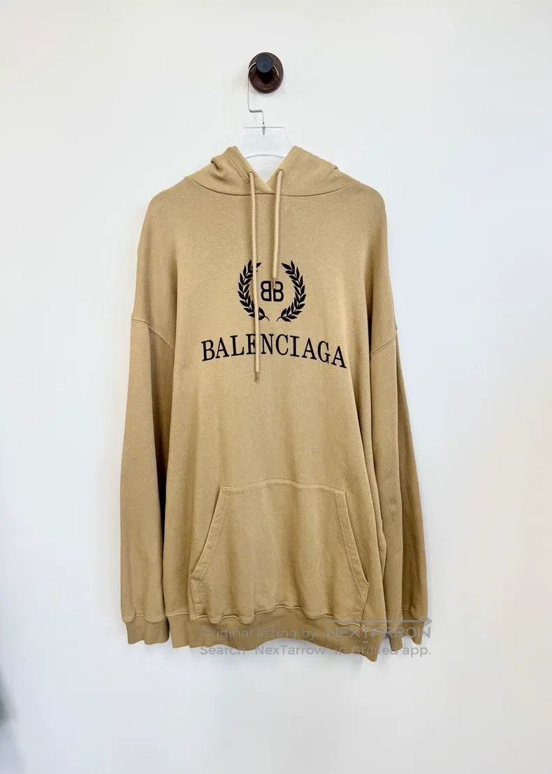 Balenciaga Balenciaga Wheat logo letter print hooded solid color swea Size US S / EU 44-46 / 1 - 1 Thumbnail