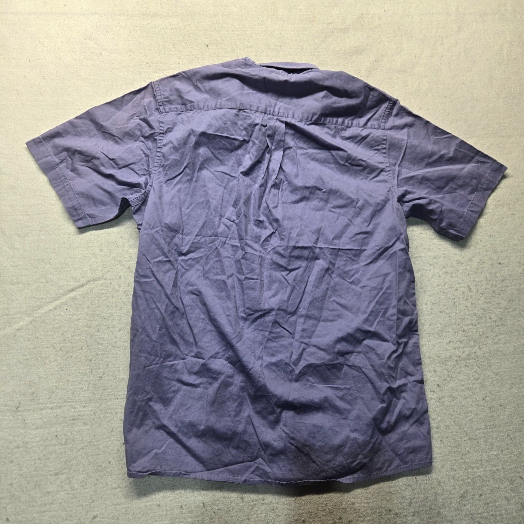 Vintage Saddlebred Shirt Button-Up Long Sleeve Adult Men Large Blue 100% Cotton Button-Down Classic All Seasons Mens Size US L / EU 52-54 / 3 - 7 Thumbnail