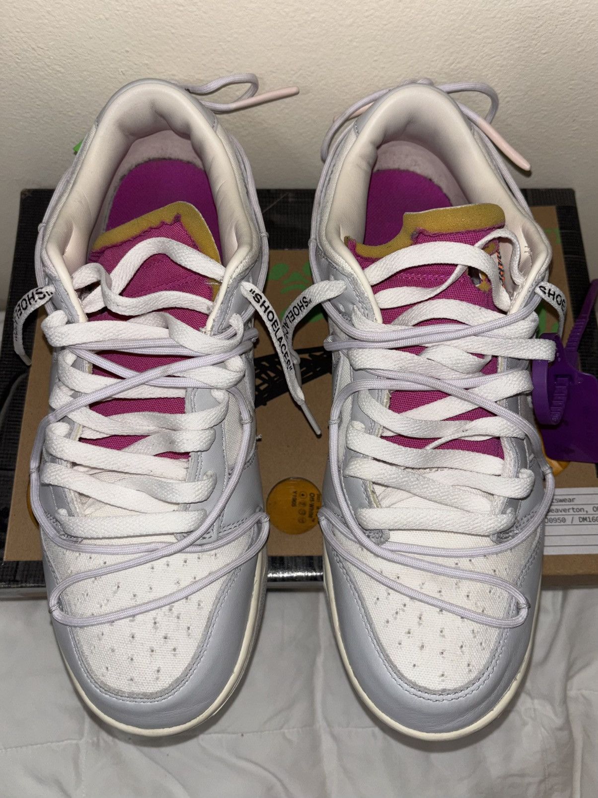 Nike × Off-White Nike Off white Dunk lot 03/50 Size US 10.5 / EU 43-44 - 2 Thumbnail
