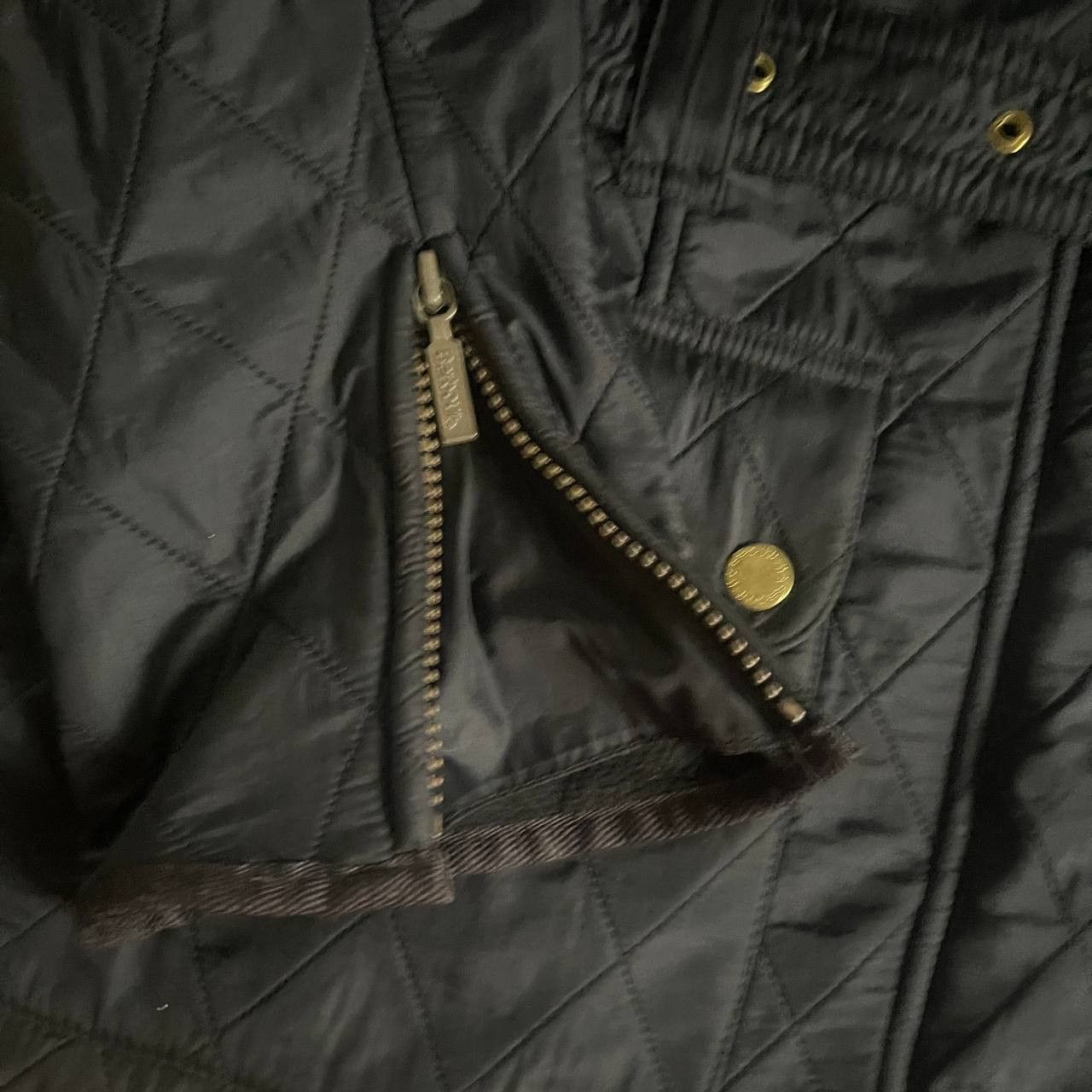 Barbour × Vintage Women’s Quilted Bomber Jacket Barbour International Size 12 Size XL / US 12-14 / IT 48-50 - 17 Thumbnail