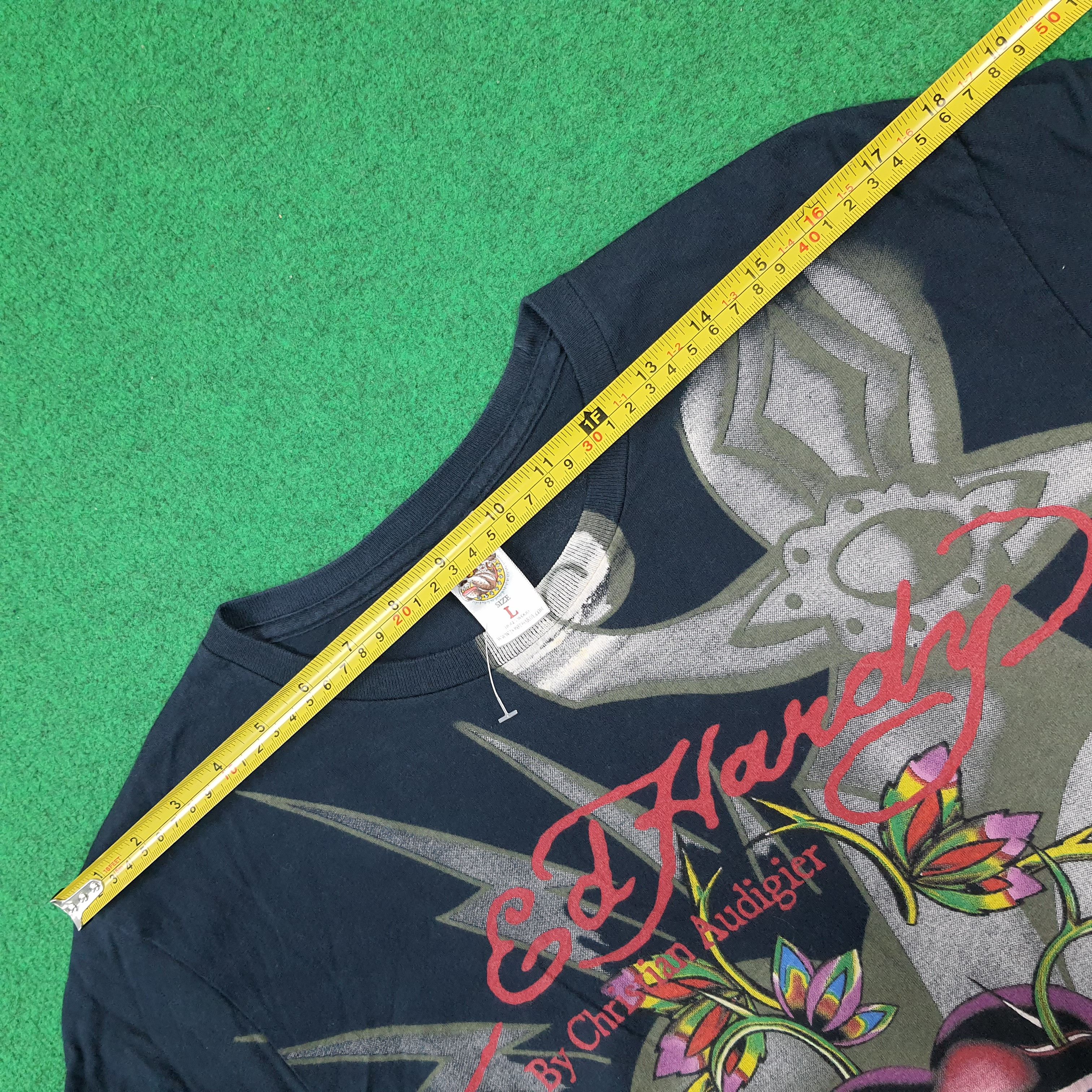 Ed Hardy Vintage Ed Hardy by Christian Audigier Graphic Tee C285N67 Size US L / EU 52-54 / 3 - 11 Thumbnail