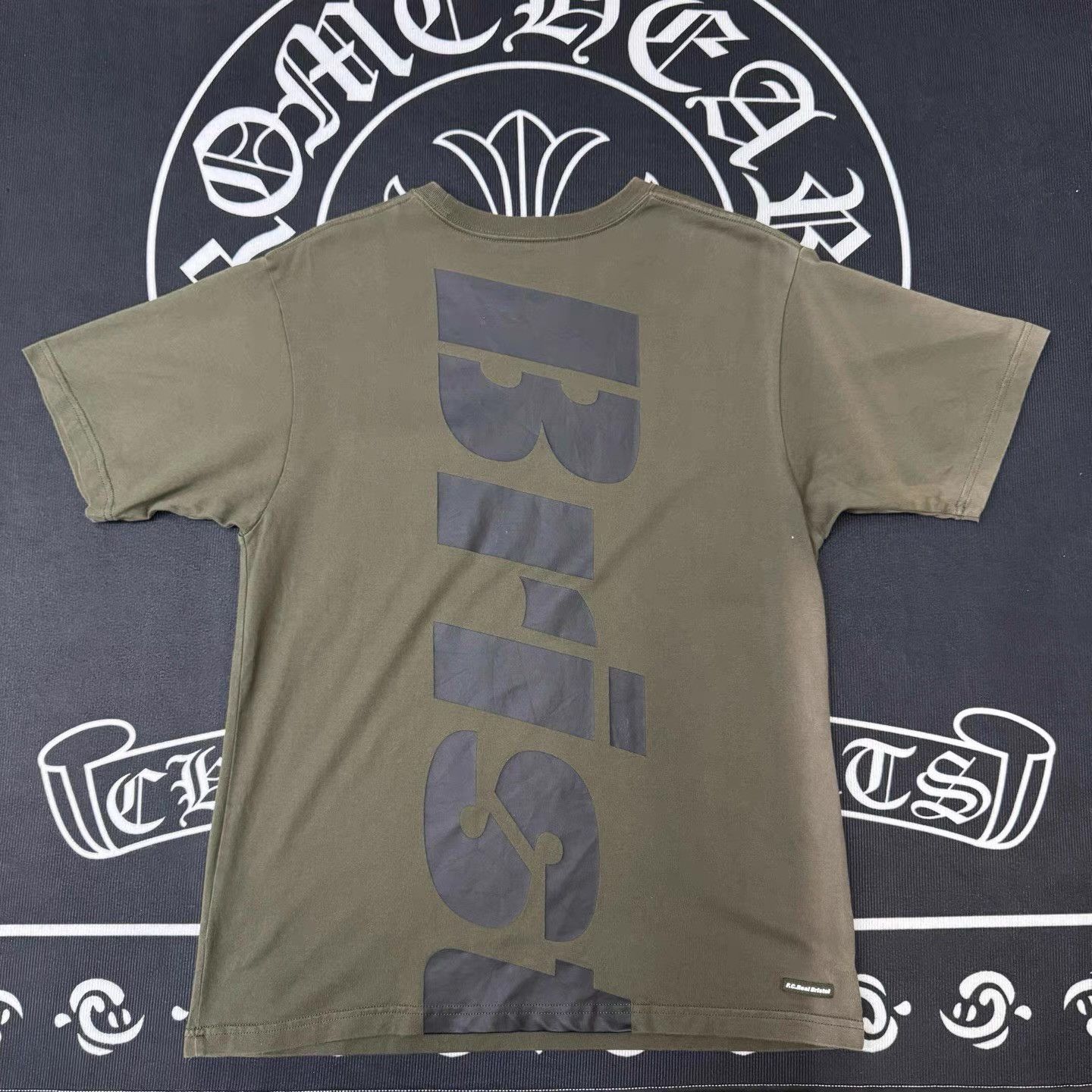 Bristol Studios Bristol Olive Green Printed Short Sleeve Q10 Size US M / EU 48-50 / 2 - 2 Thumbnail