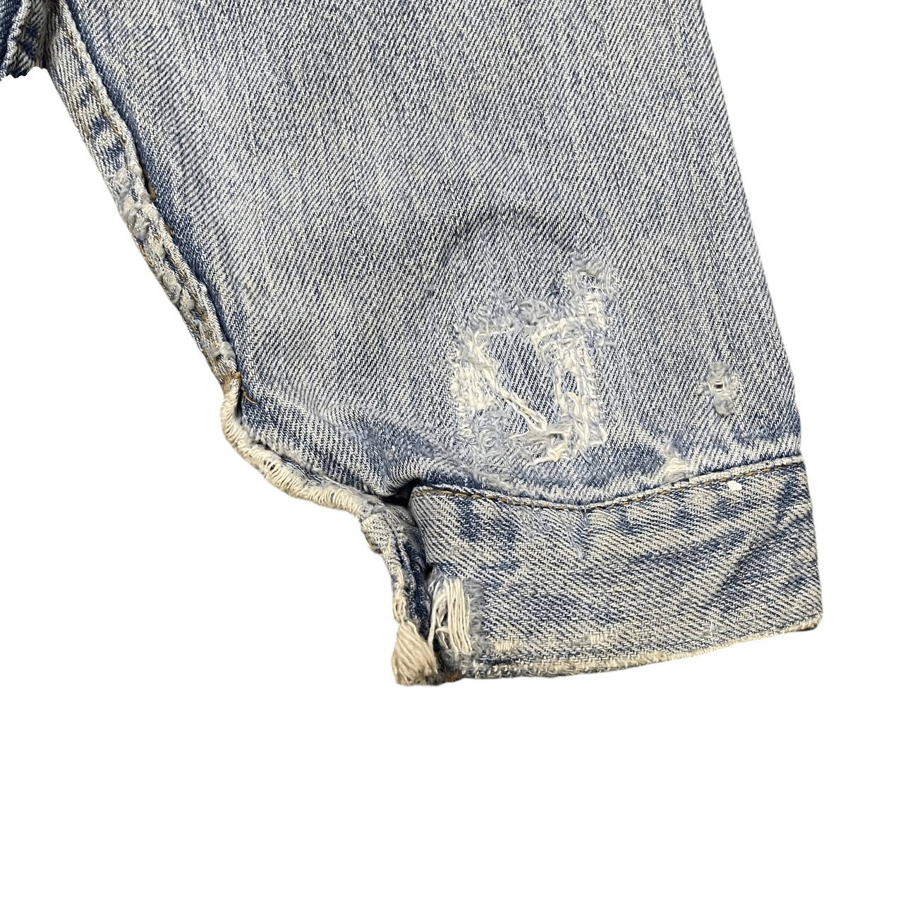 Vintage Vintage 60's Ely Denim Jacket Selvedge Distresed Trucker Size US M / EU 48-50 / 2 - 6 Thumbnail