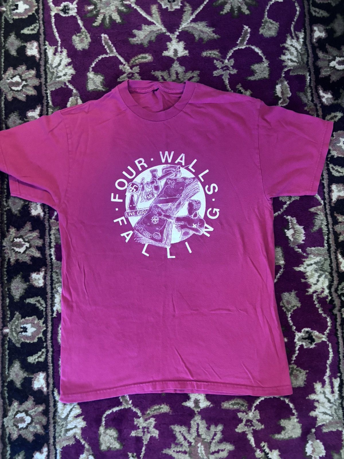 Band Tees FOUR WALLS FALLING hardcore band shirt Size US M / EU 48-50 / 2 - 3 Thumbnail