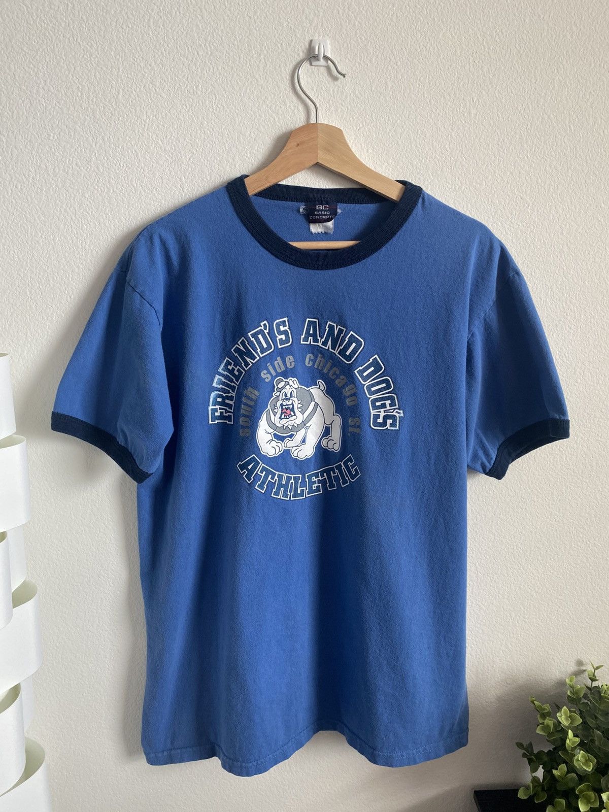 Vintage VINTAGE SOUTH SIDE CHICAGO ATHLETICS RINGER TEE Size US L / EU 52-54 / 3 - 1 Thumbnail