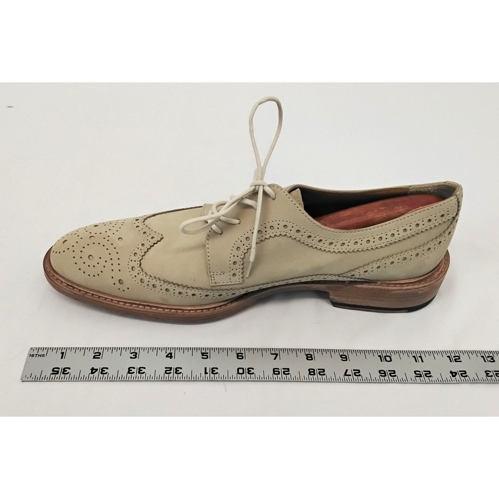 Nordstrom John W. Nordstrom Lucas Dress Shoes Men's Size 9M Sand Suede Size US 9 / EU 42 - 13 Thumbnail