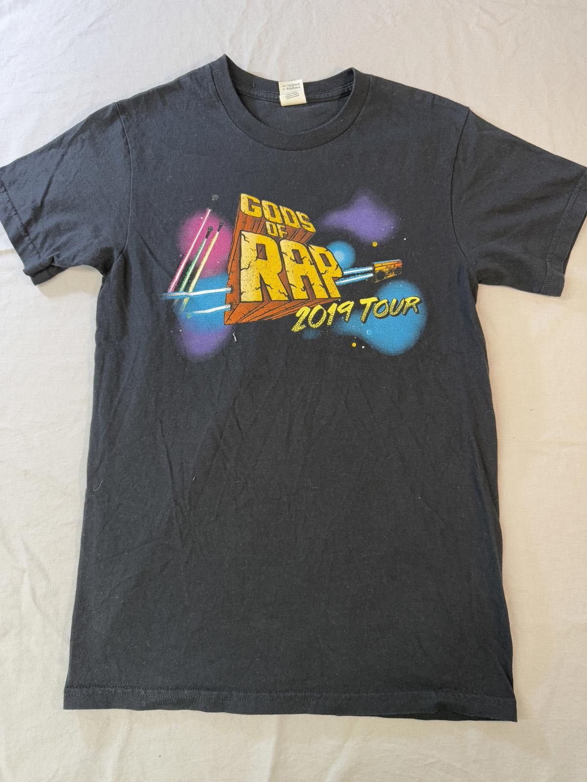 Gildan Gods of Rap T-shirt 2019 Tour Tee Wu-Tang & Public Enemy 