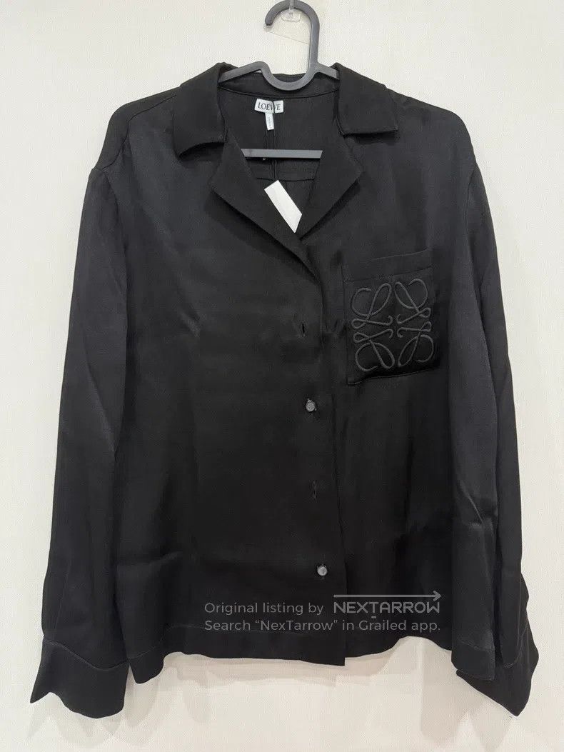 Loewe Loewe Black silk shirt Size M / US 6-8 / IT 42-44 - 1 Thumbnail