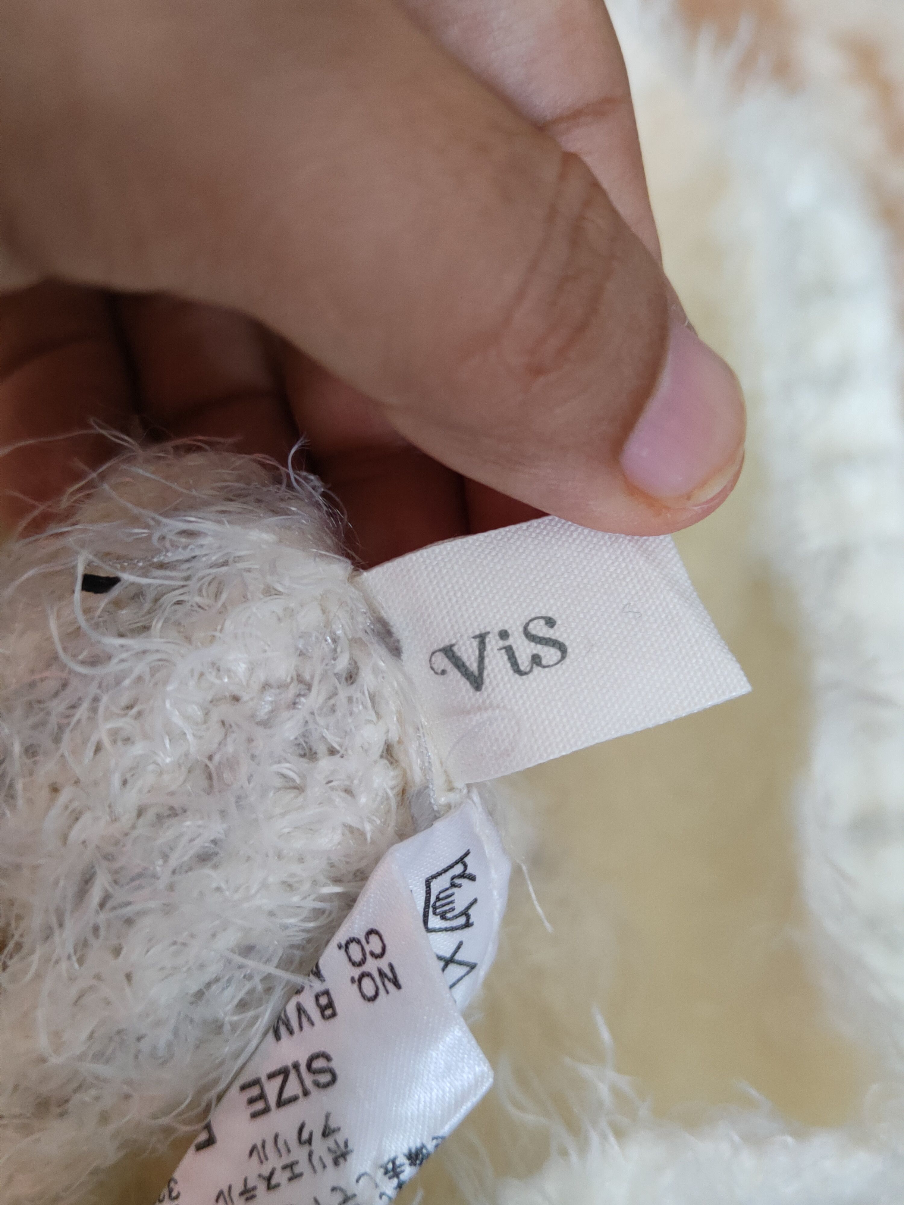 Aran Isles Knitwear Vis Cream Shag Shaggy Fur Mohair Knitwear #S1940 Size M / US 6-8 / IT 42-44 - 12 Thumbnail