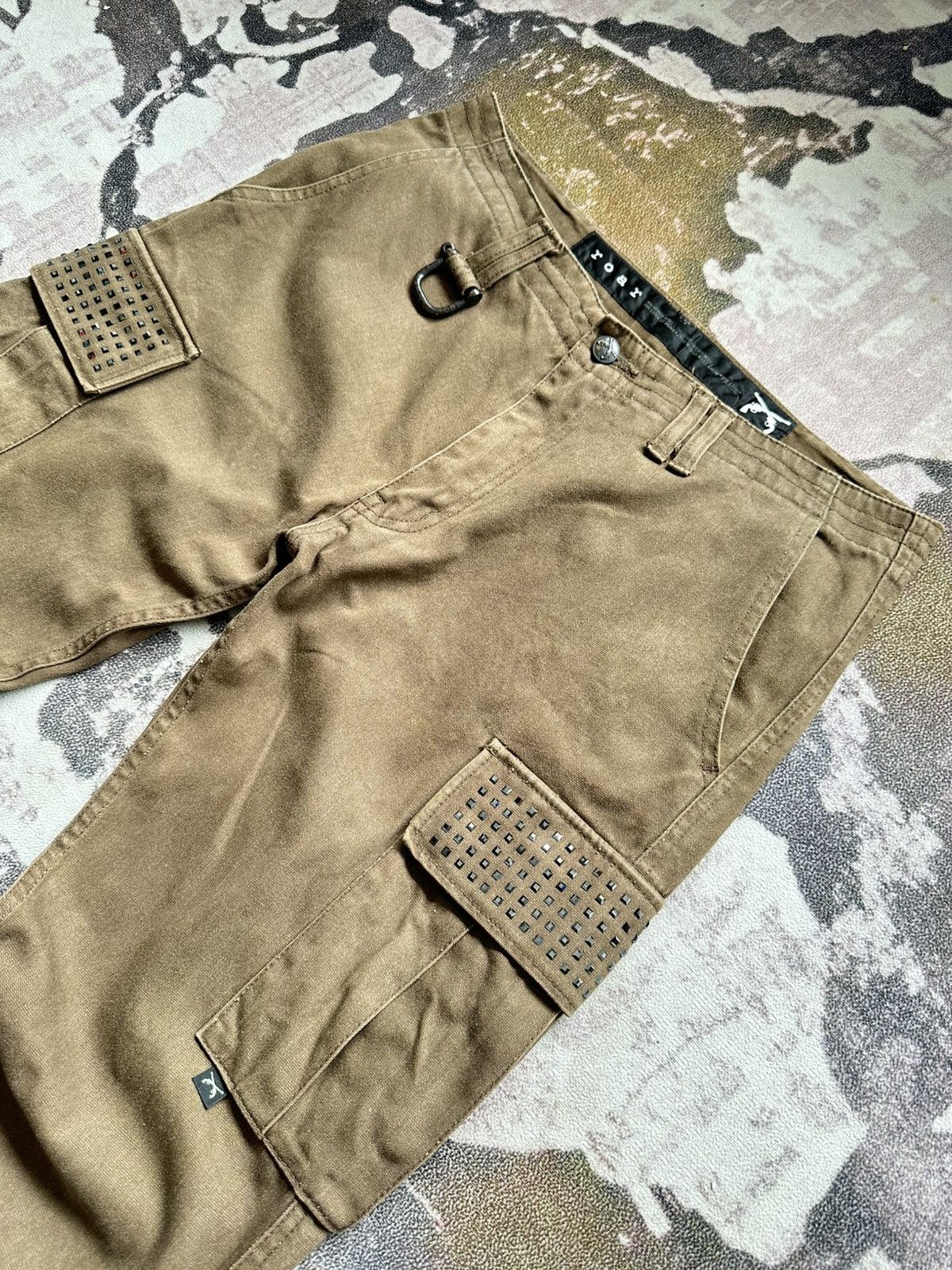 roarguns Early 00's Roar [ pre Roarguns ] cargo D-ring pant Size US 33 - 5 Thumbnail