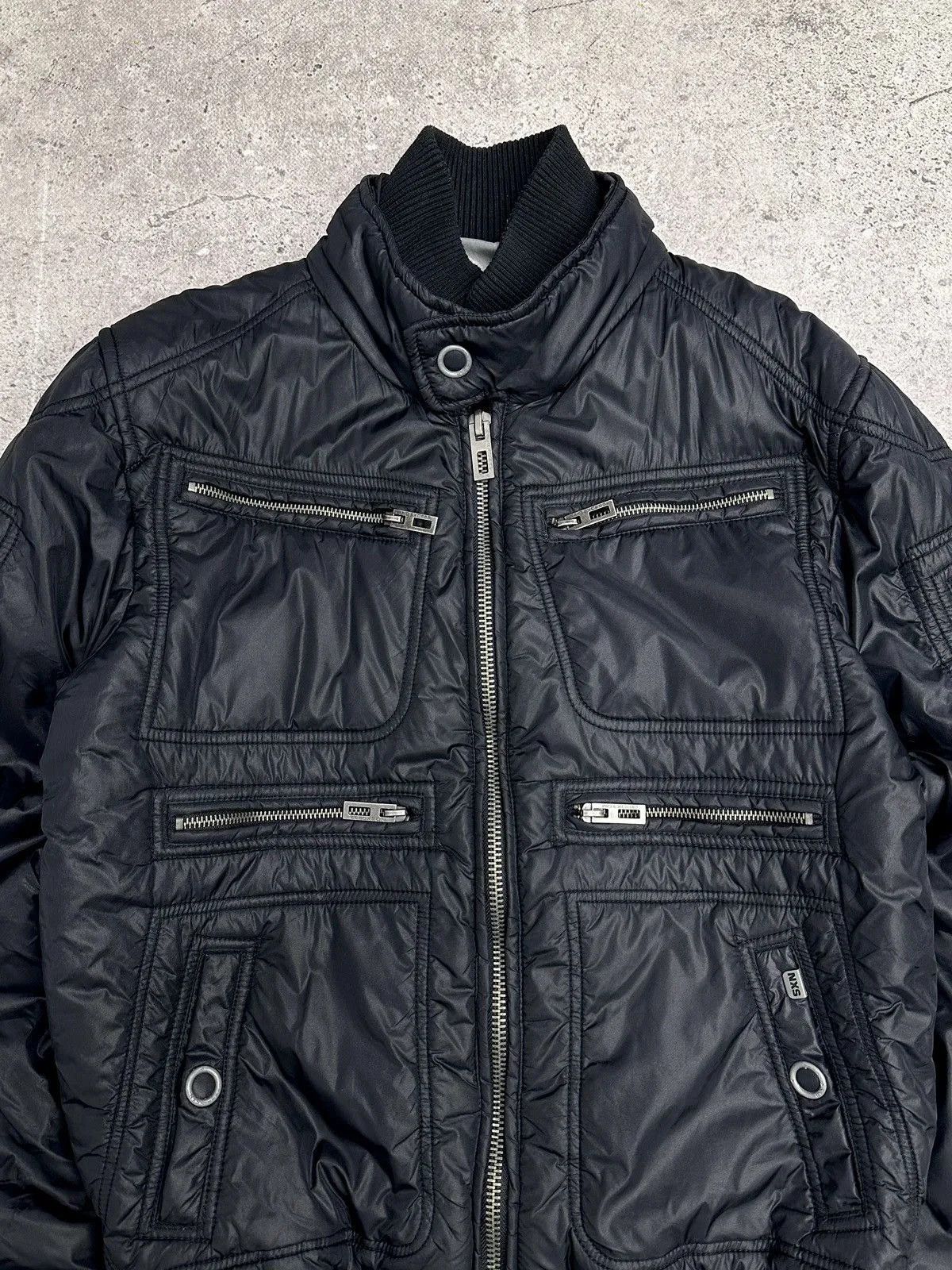 Diesel Vintage Jacket Metal Zip Military Avant Garde Style Y2K Size US M / EU 48-50 / 2 - 2 Thumbnail