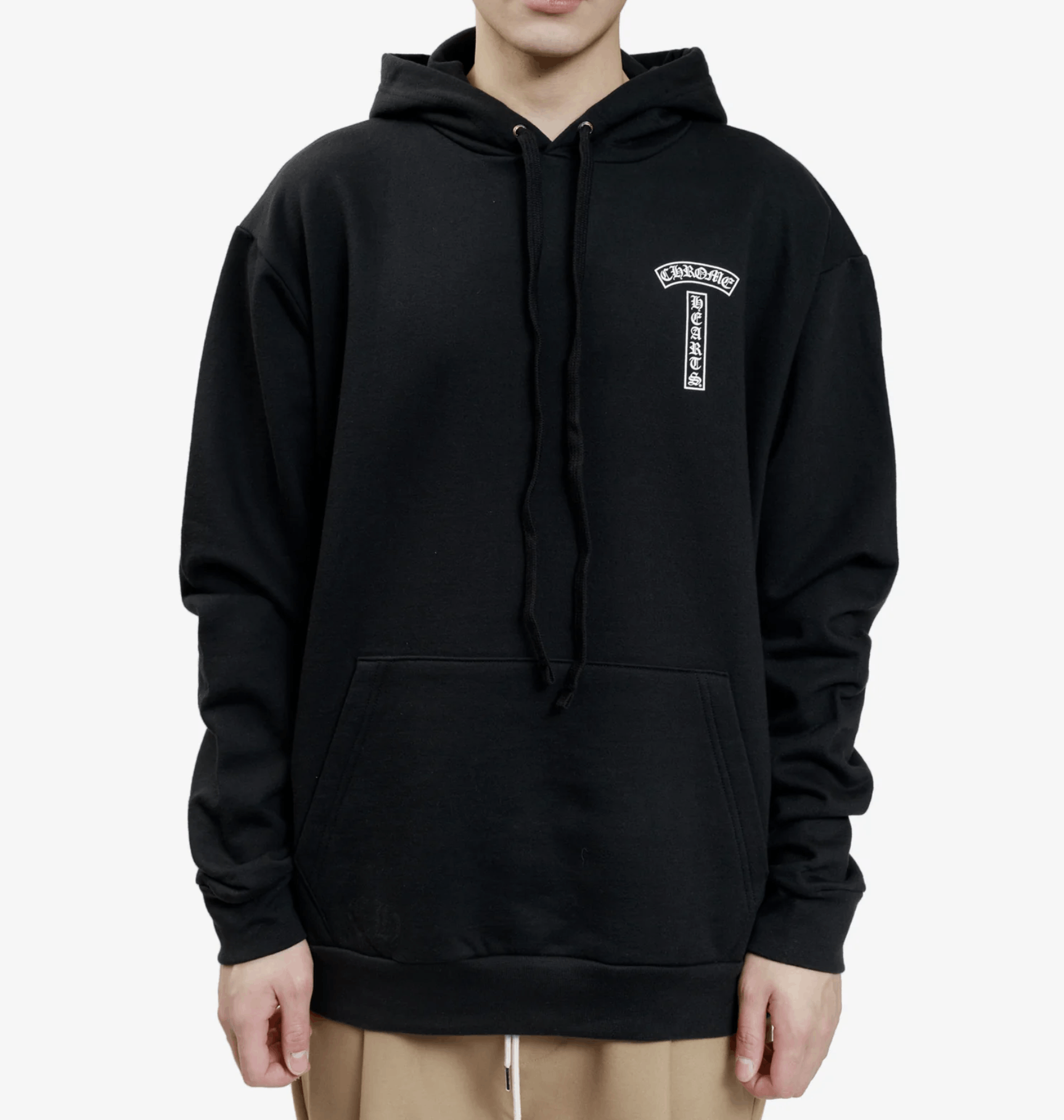 image of Chrome Hearts Arch Hoodie in Black, Men's (Size Large)