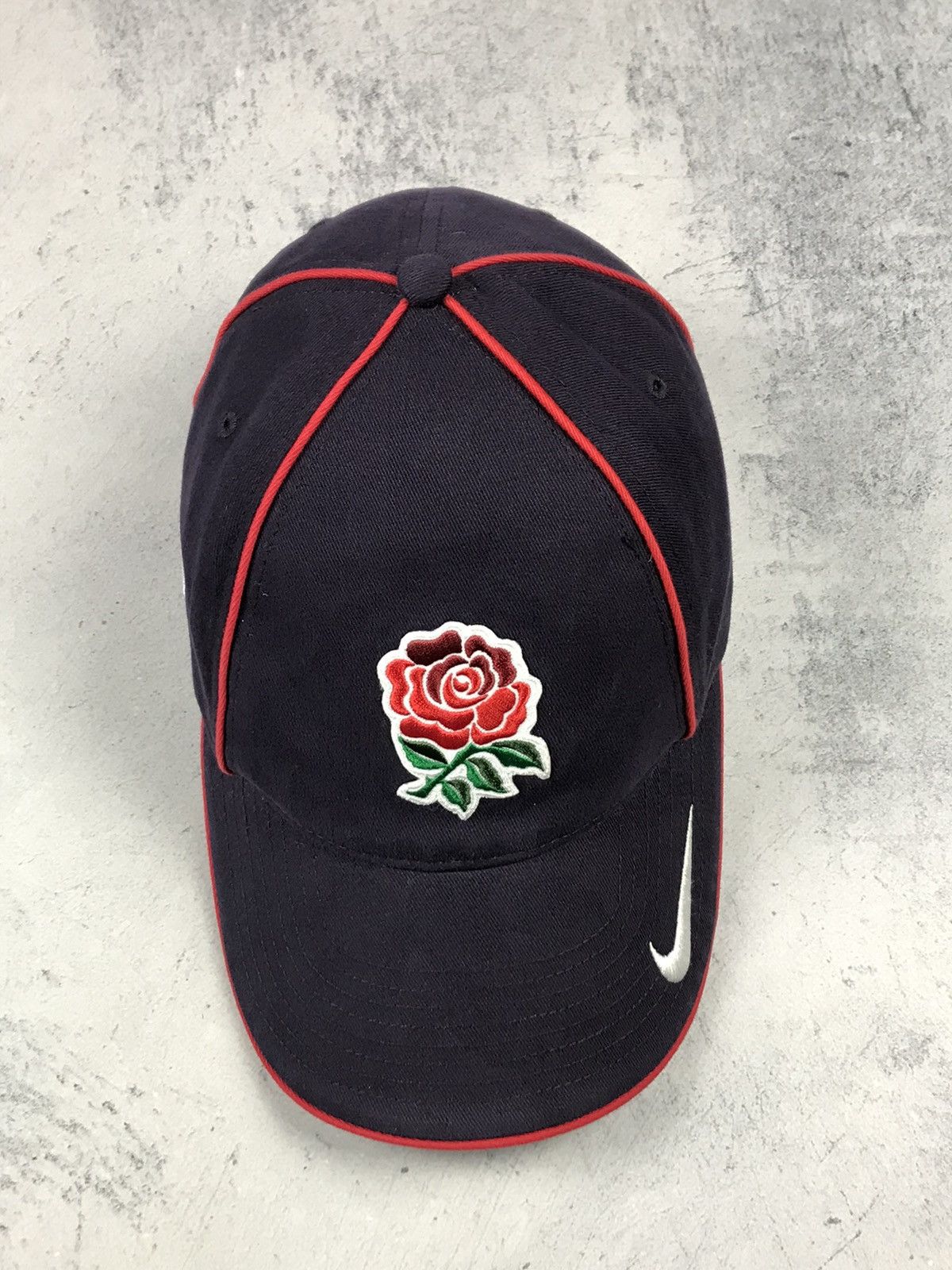 Nike × Vintage Vintage Nike Canterbury England Rugby O2 Swoosh Cap Hat Size ONE SIZE - 5 Thumbnail