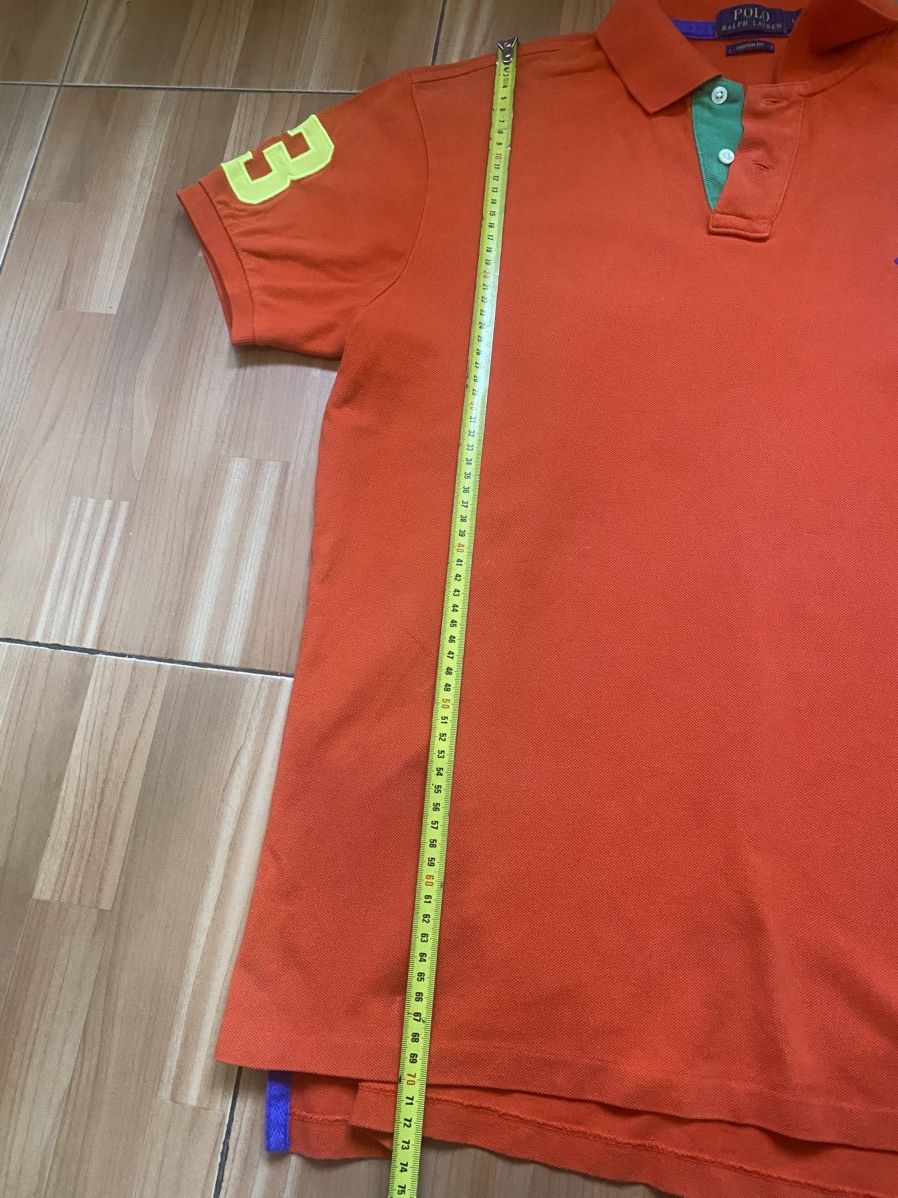 Polo Ralph Lauren × Ralph Lauren × Vintage Polo Ralph Lauren Men’s Polo Shirt Big Pony Orange Size US L / EU 52-54 / 3 - 16 Thumbnail